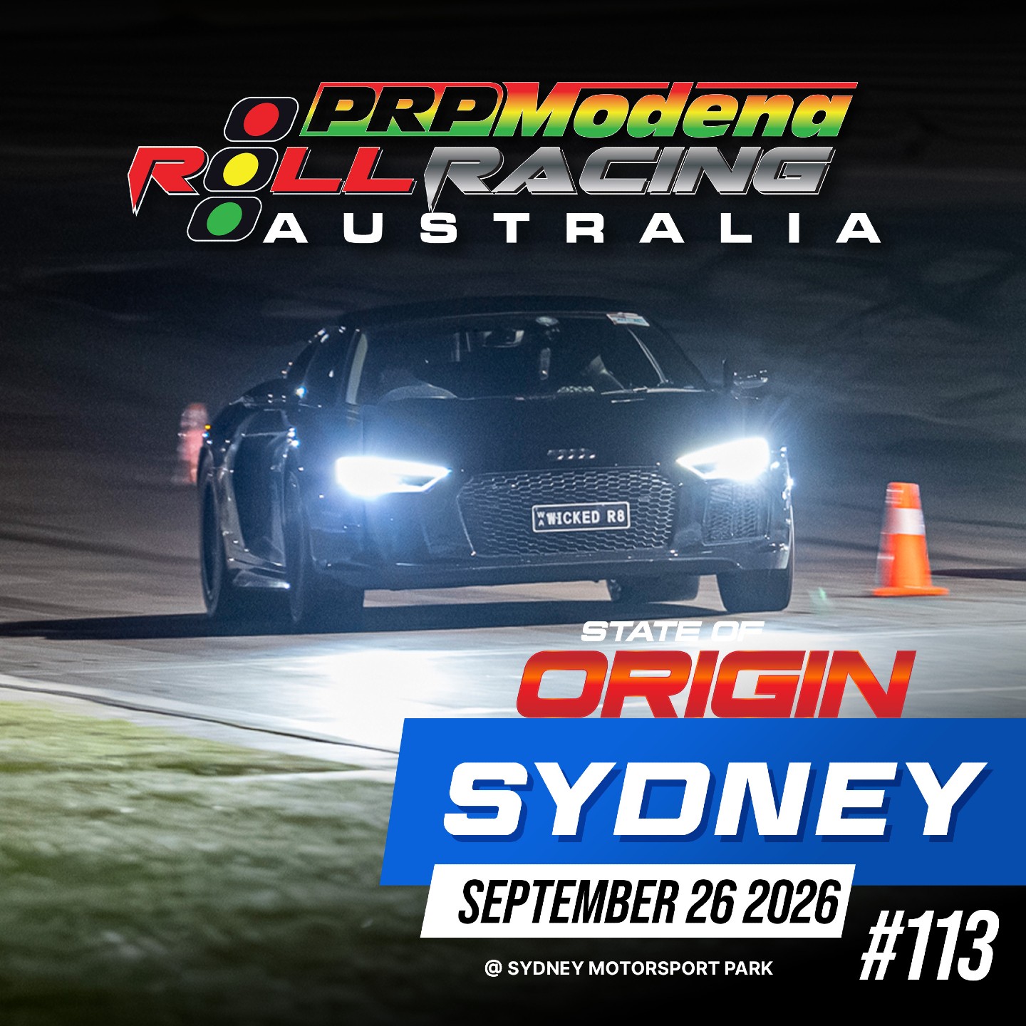 Roll Racing Sydney State of Origin — Euro/JDM track day in Sydney, NSW on Saturday 26 September 2026