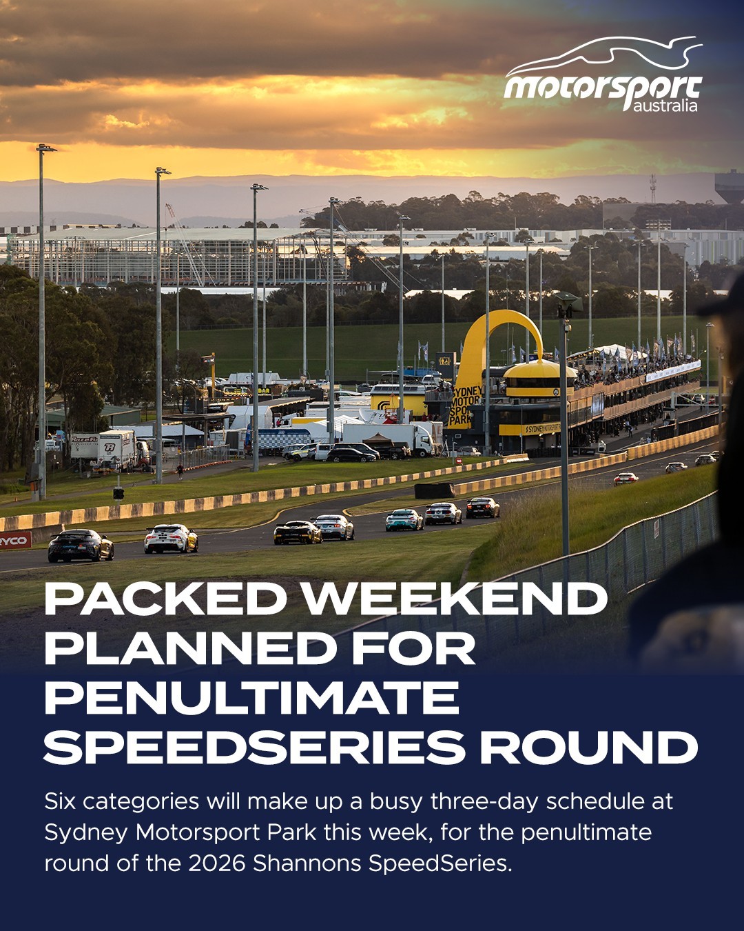 Shannons SpeedSeries — spectator event in Sydney, NSW on Friday 18 September 2026