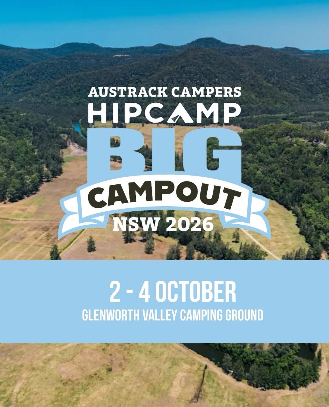 Austrack x Hipcamp BIG Campout Tour — 4x4 car meet in Central Coast, NSW on Friday 2 October 2026