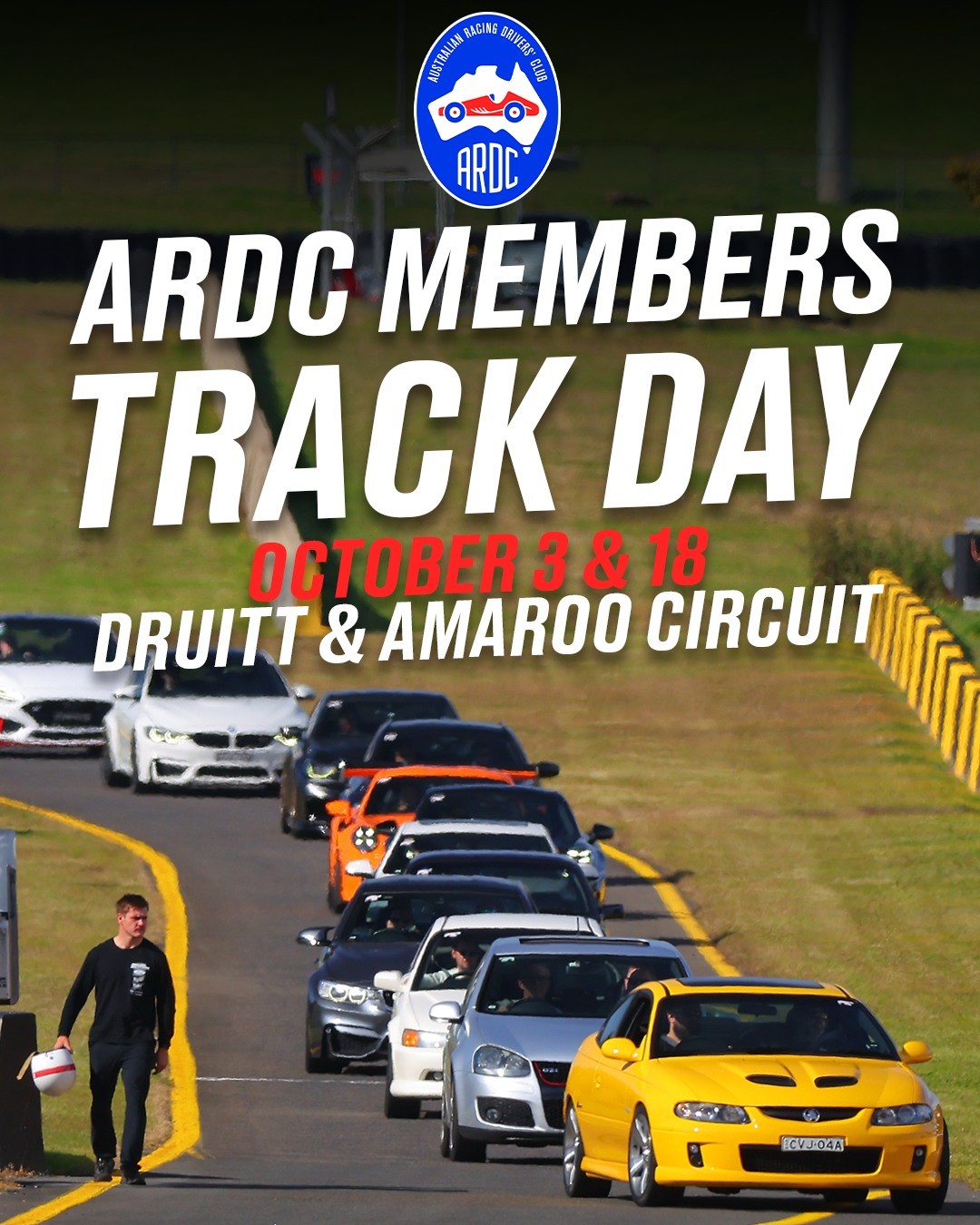 ARDC Members Track Day — track day in Sydney, NSW on Saturday 3 October 2026