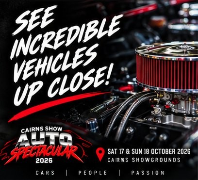 Cairns Show Auto Spectacular 2026 — Muscle/Classic spectator event in Cairns, QLD on Saturday 17 October 2026