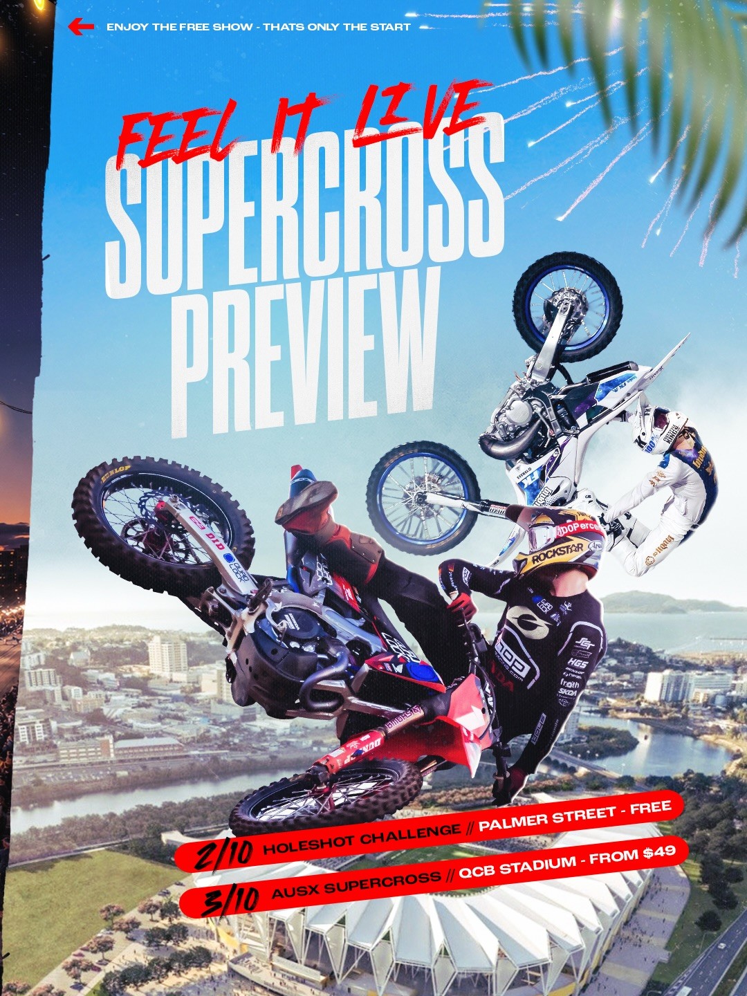 2026 AUSX Season Opener — spectator event in Townsville, QLD on Saturday 3 October 2026