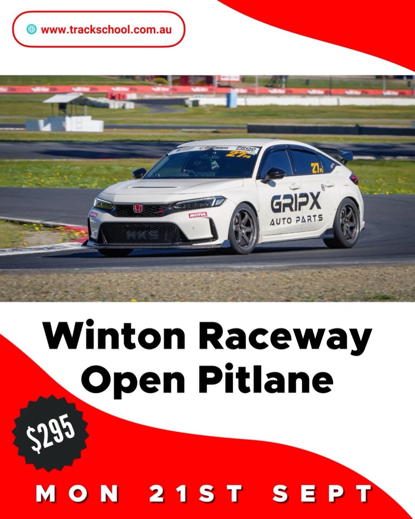 Winton Raceway Open Pitlane — track day in Melbourne, VIC on Monday 21 September 2026