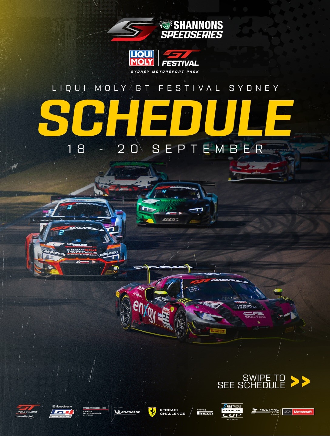 Liqui Moly GT Festival Sydney — Euro/Exotic spectator event in Sydney, NSW on Friday 18 September 2026
