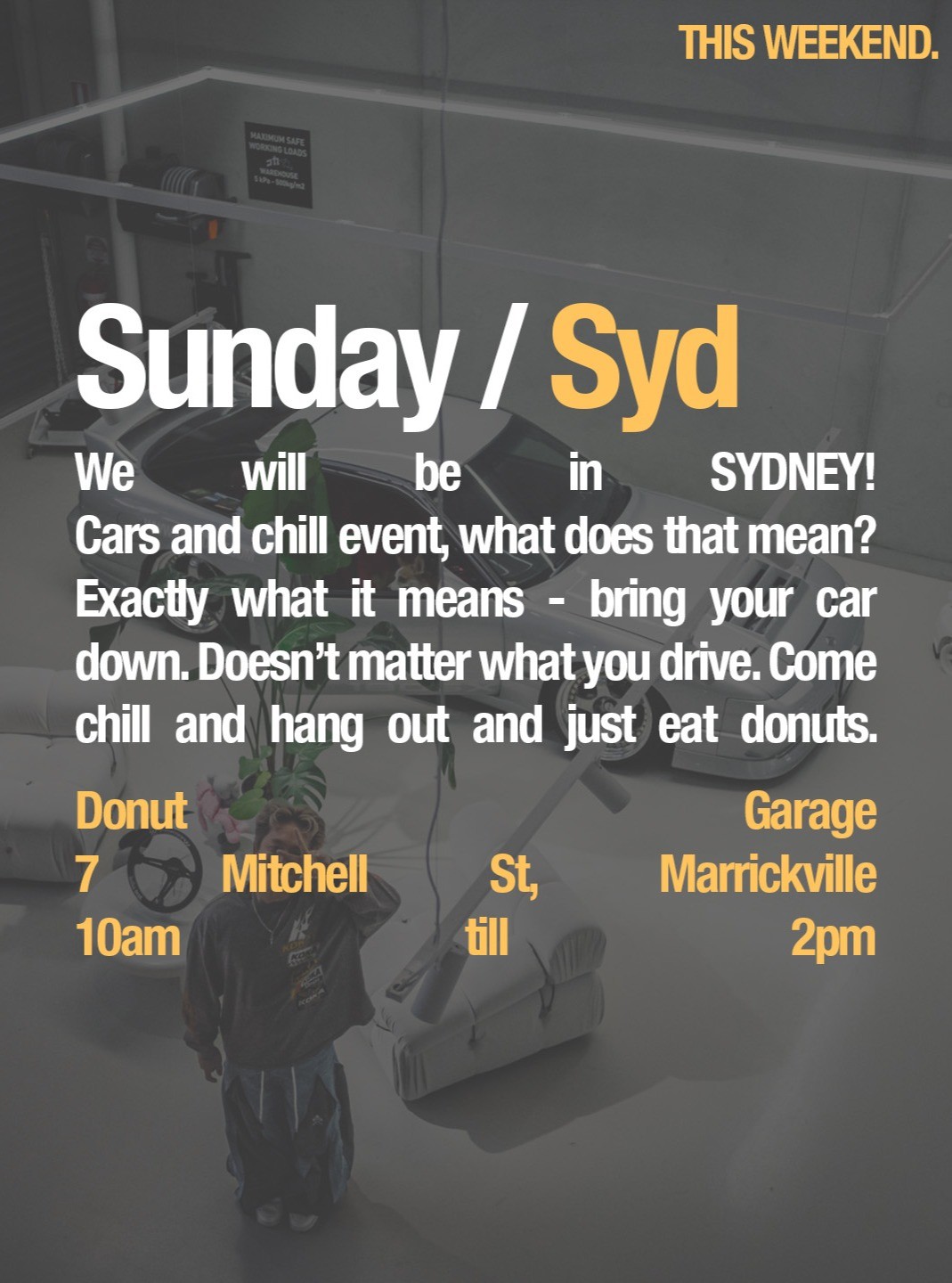 Sydney Cars and Chill — JDM car meet in Sydney, NSW on Sunday 20 September 2026