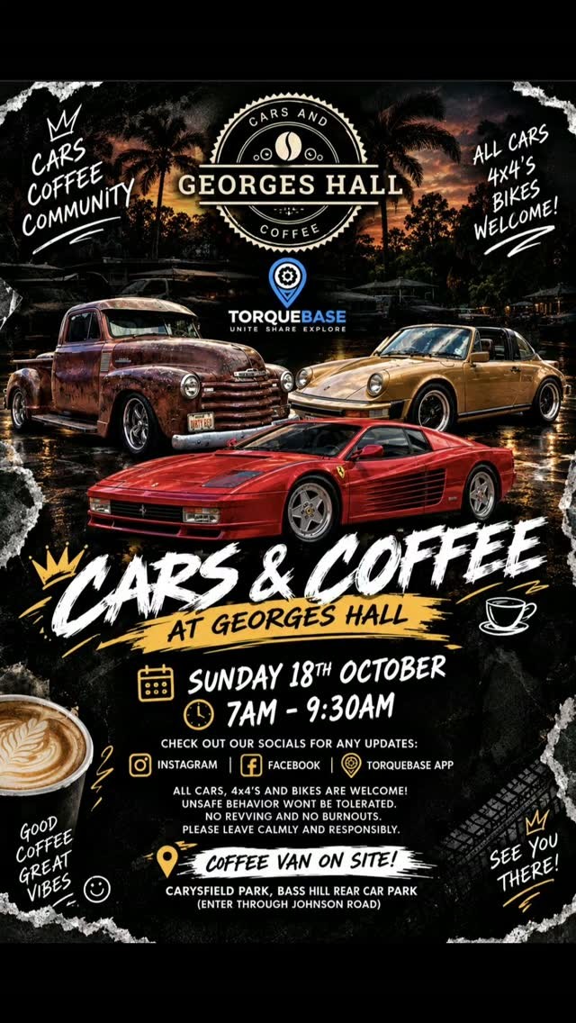 Cars & Coffee at Georges Hall — 4x4 car meet in Sydney, NSW on Sunday 18 October 2026