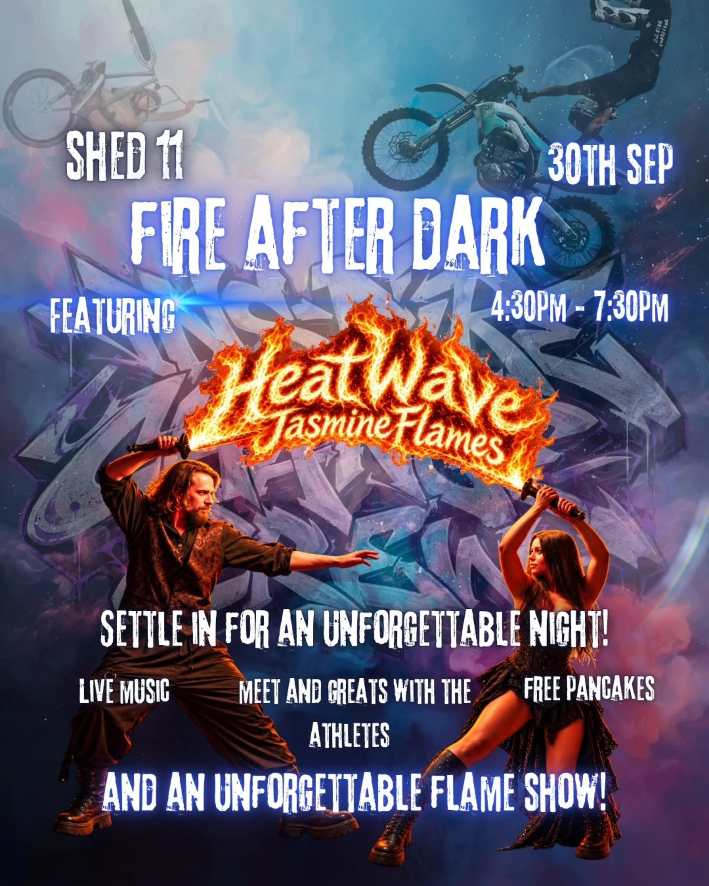 Shed 11 Fire After Dark — spectator event in Melbourne, VIC on Wednesday 30 September 2026