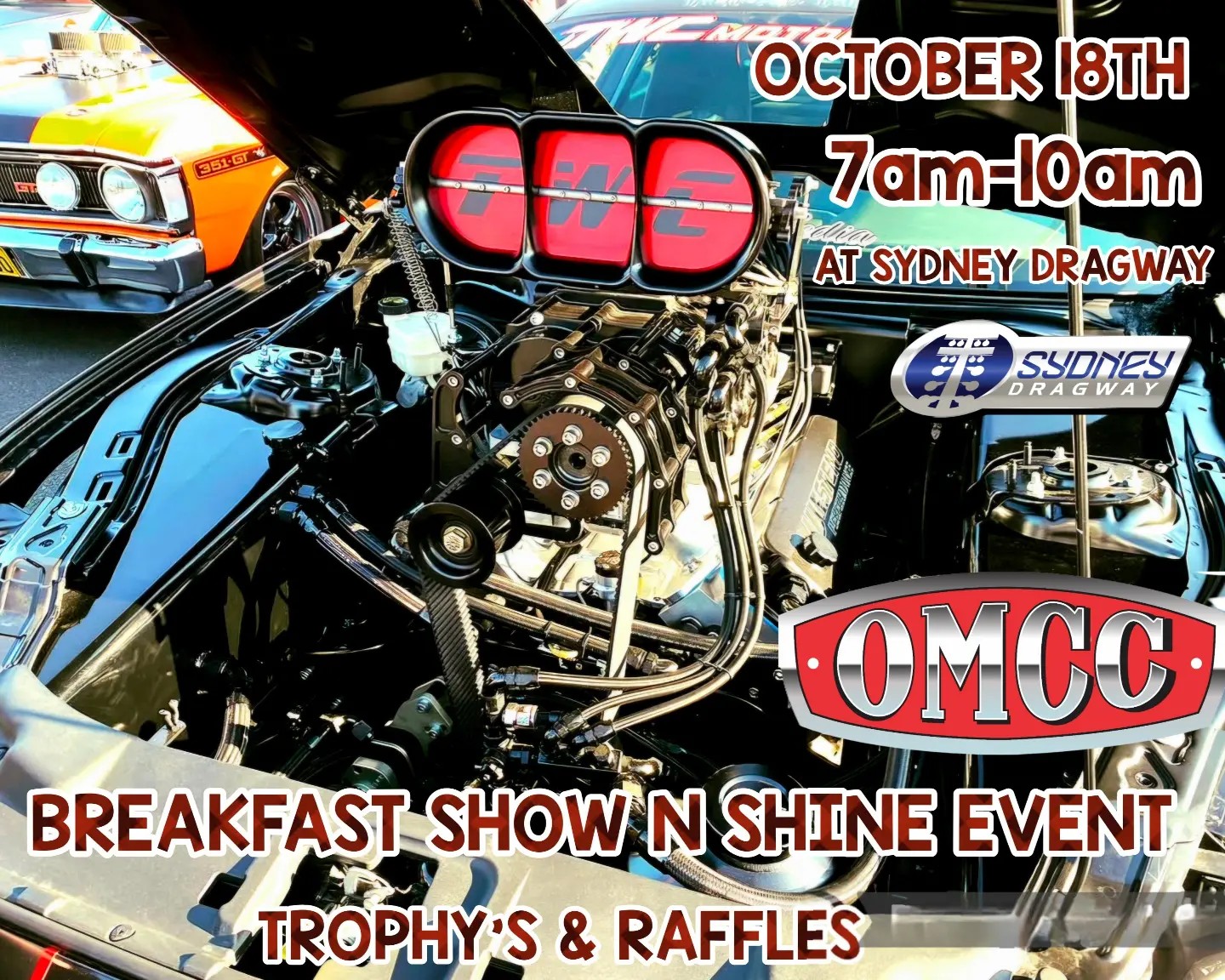 OMCC Breakfast Show N Shine Event — Muscle/Classic car meet in Sydney, NSW on Sunday 18 October 2026