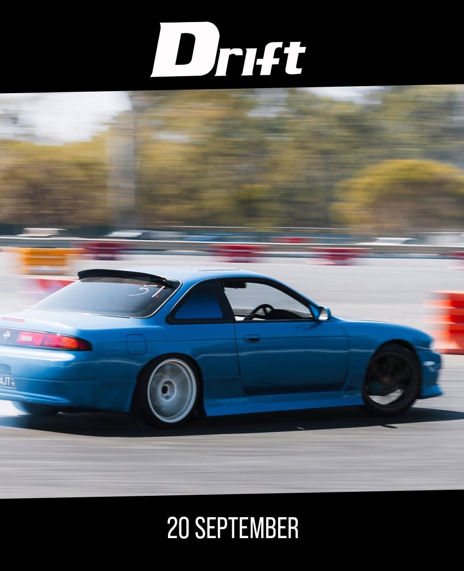 Drifting at QR Playground — JDM track day in Brisbane, QLD on Sunday 20 September 2026