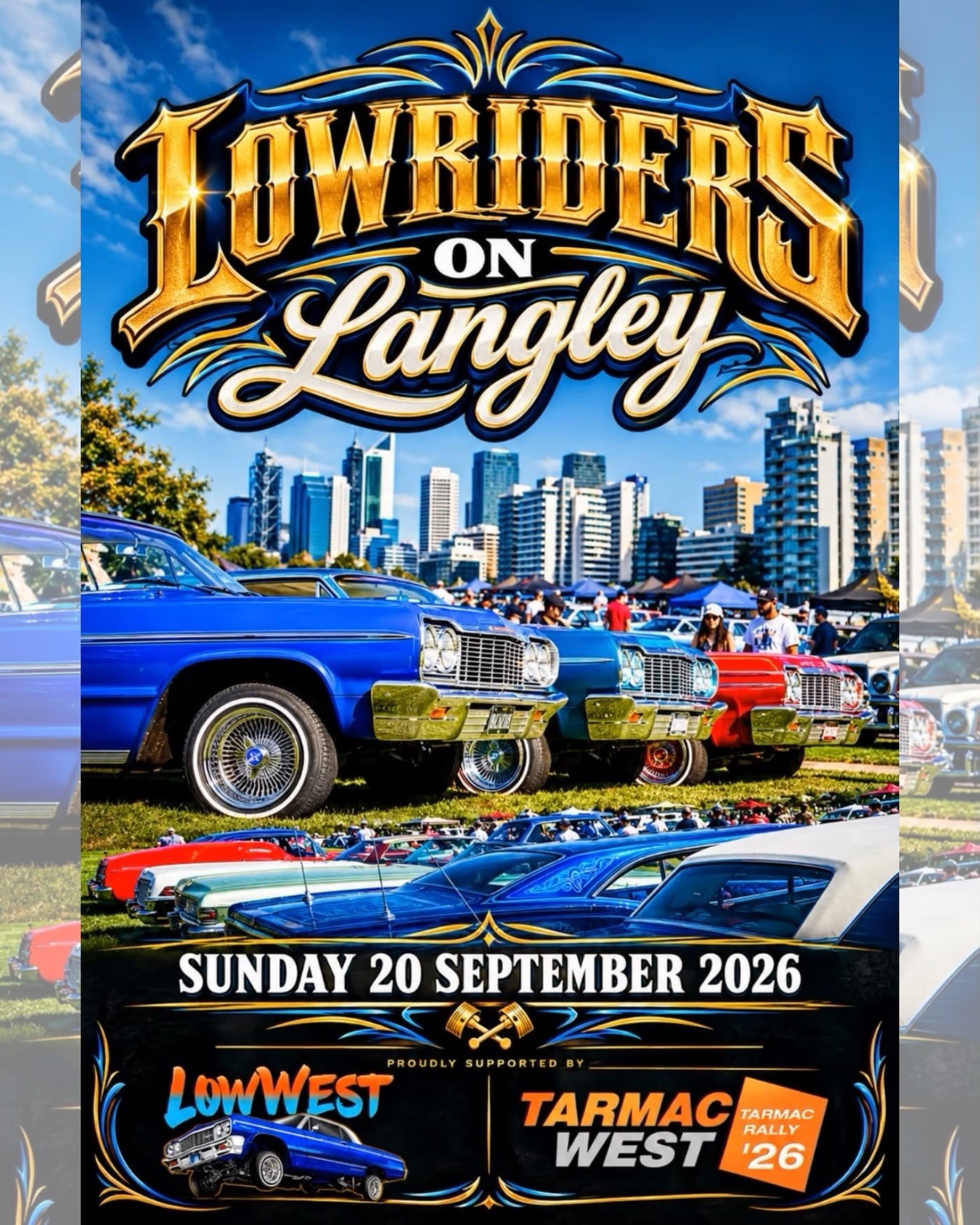 Lowriders on Langley — Stance/Classic car meet in Perth, WA on Sunday 20 September 2026