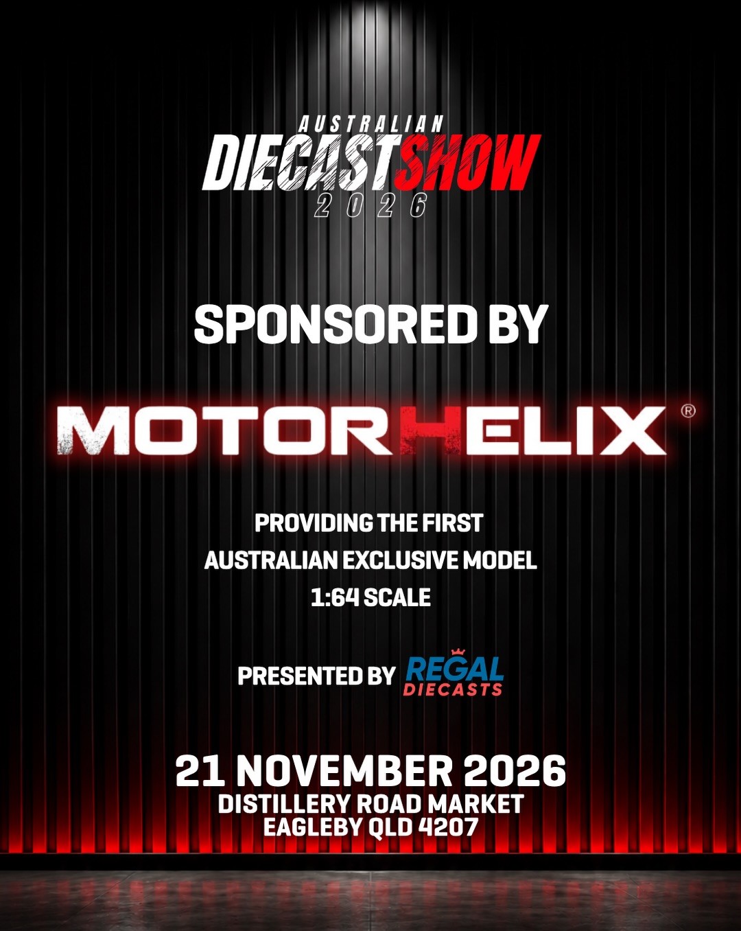 Australian Diecast Show 2026 — car meet in Brisbane, QLD on Saturday 21 November 2026