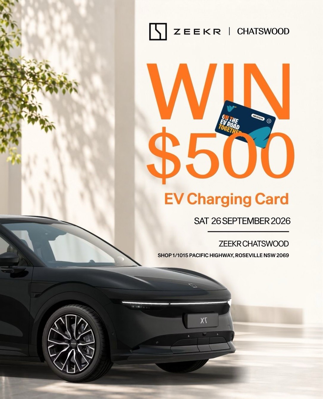 ZEEKR Chatswood Community Event — car meet in Sydney, NSW on Saturday 26 September 2026