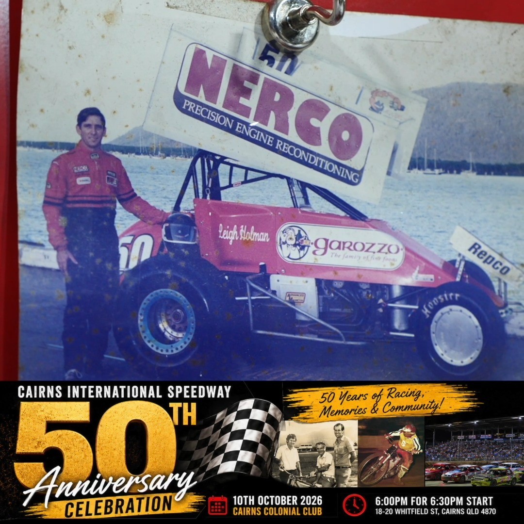 Cairns International Speedway 50th Anniversary Celebration — Classic/Muscle car meet in Cairns, QLD on Saturday 10 October 2026