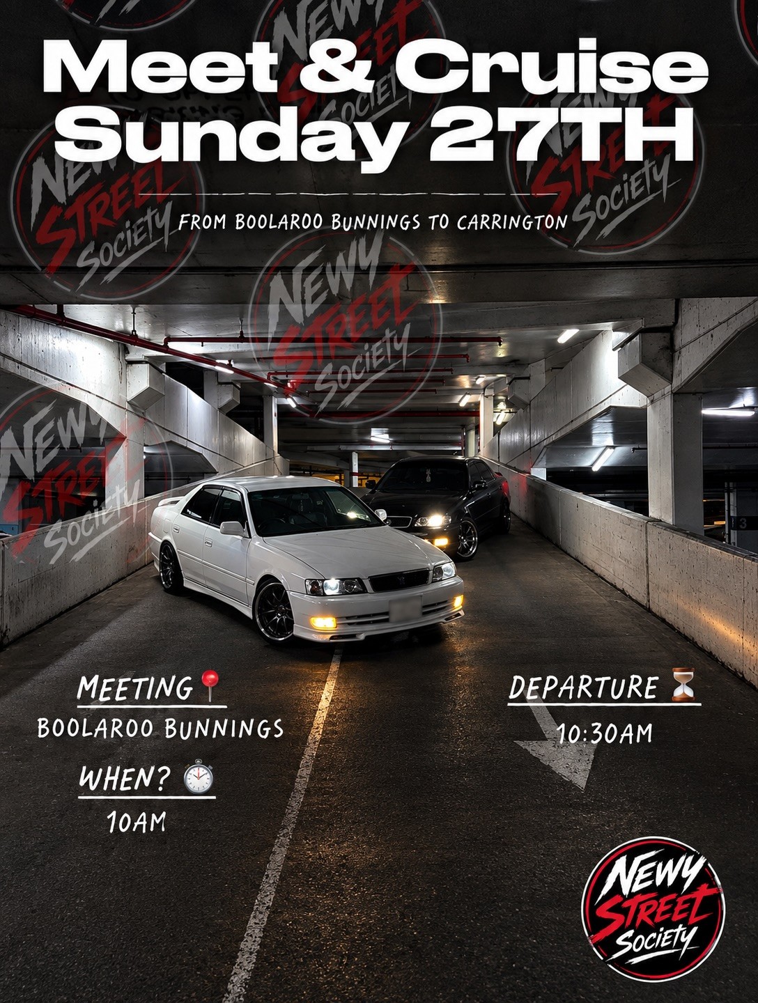 Meet & Cruise — JDM car meet in Newcastle, NSW on Sunday 27 September 2026