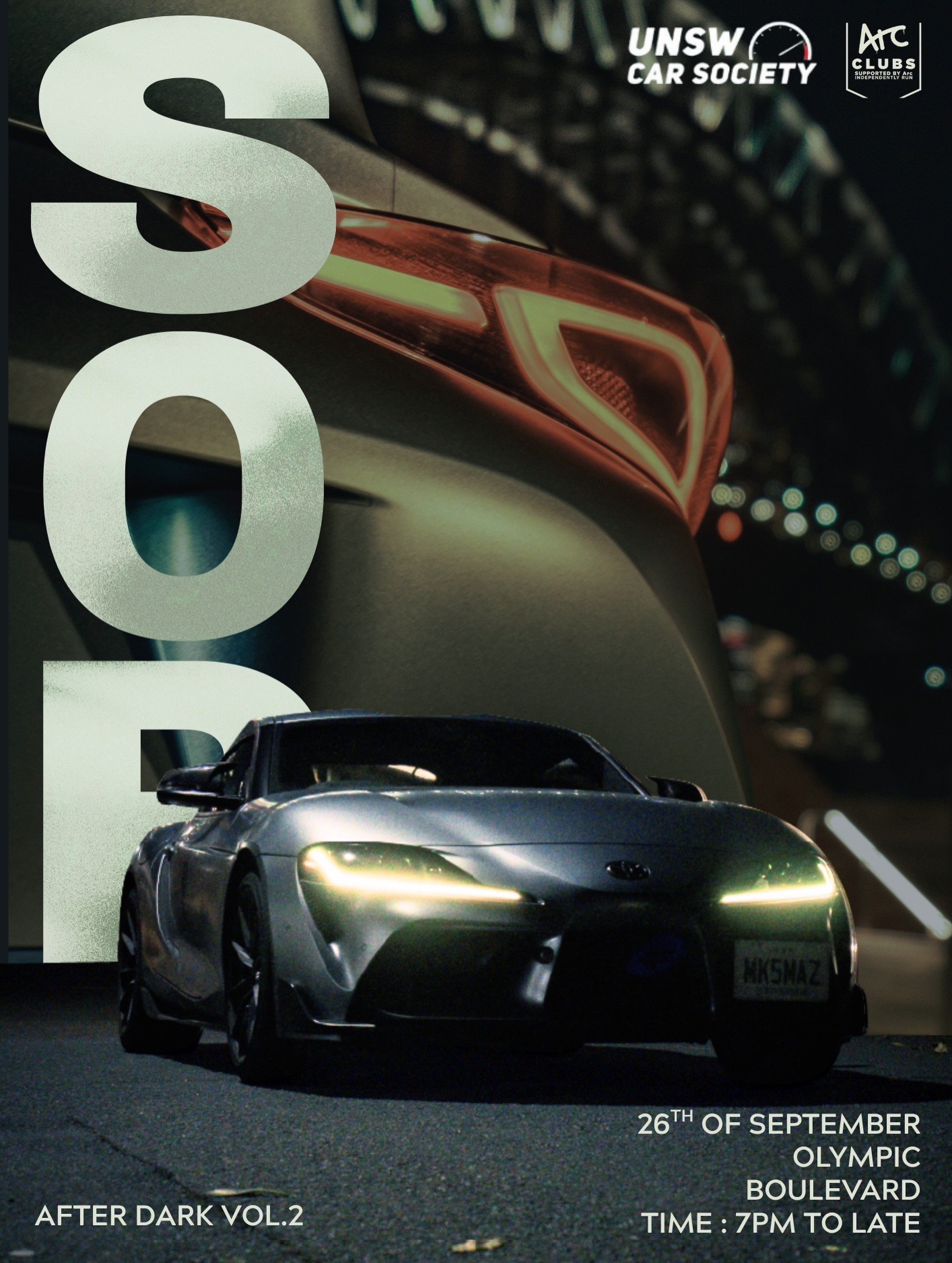 After Dark Vol.2 — JDM/Euro car meet in Sydney, NSW on Saturday 26 September 2026
