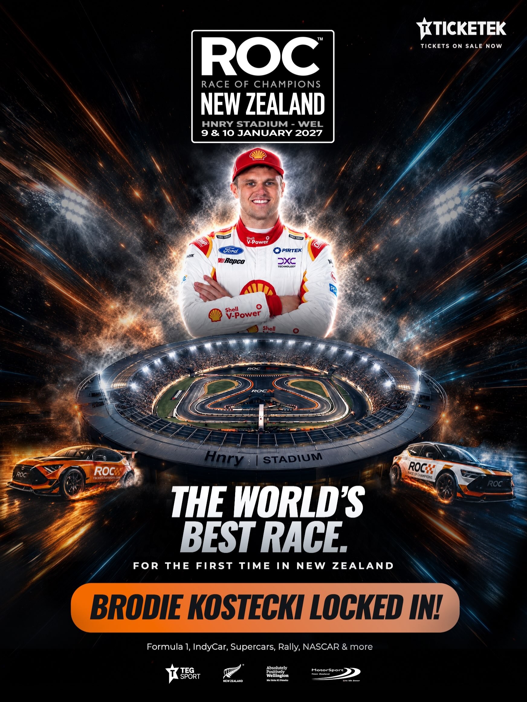 Race of Champions New Zealand — spectator event in International on Saturday 9 January 2027