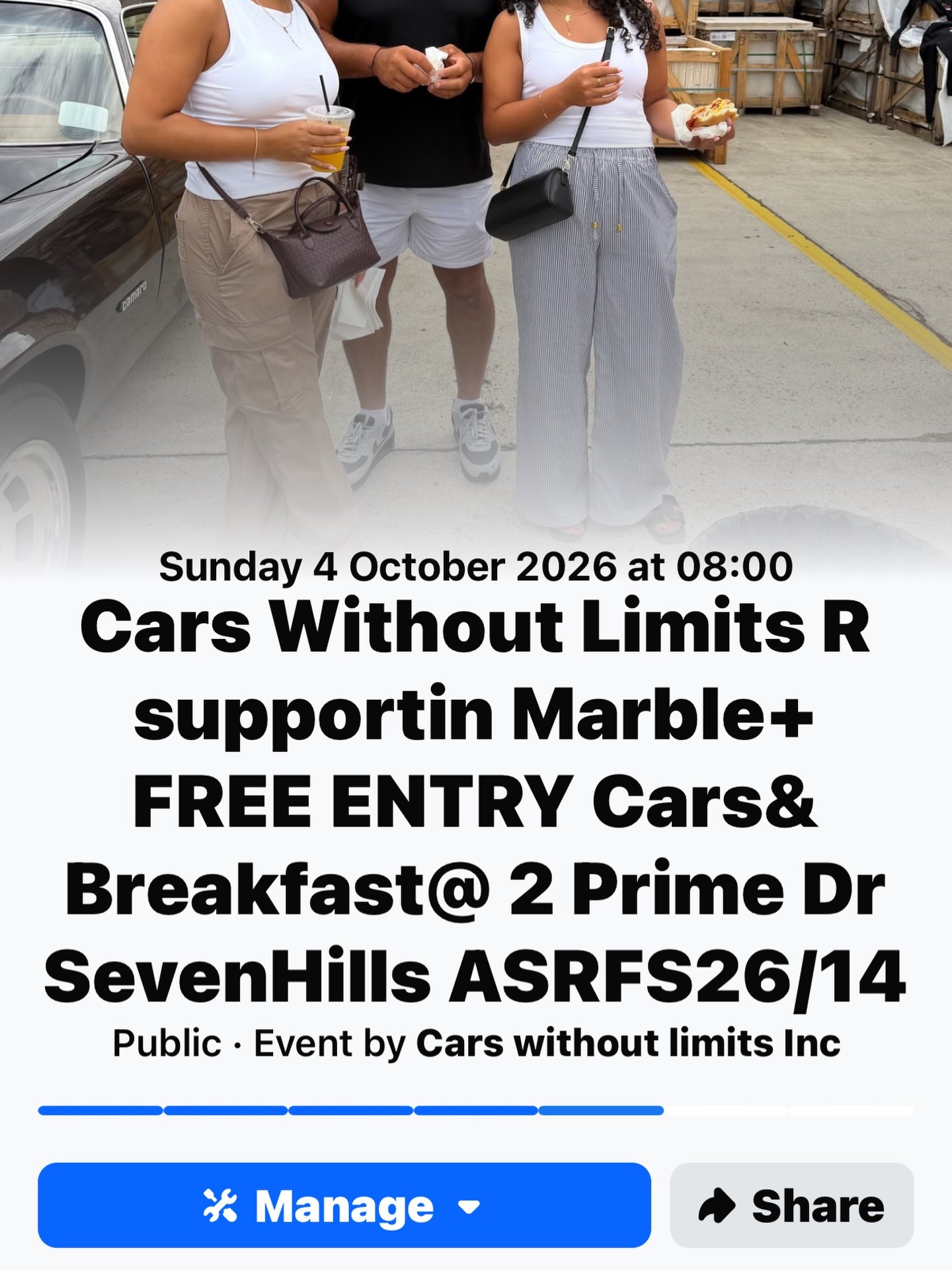 Cars Without Limits Cars & Breakfast — car meet in Sydney, NSW on Sunday 4 October 2026