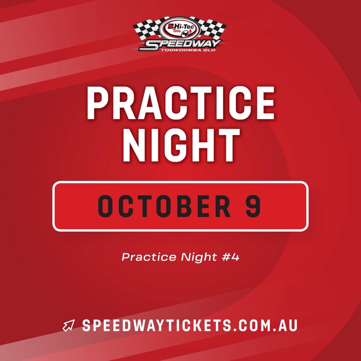 Practice Night #4 — Muscle track day in Toowoomba, QLD on Friday 9 October 2026