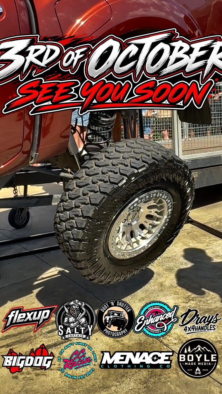 FLEXUP x SALTY CAPTAIN Takeover — 4x4 car meet in Gold Coast, QLD on Saturday 3 October 2026