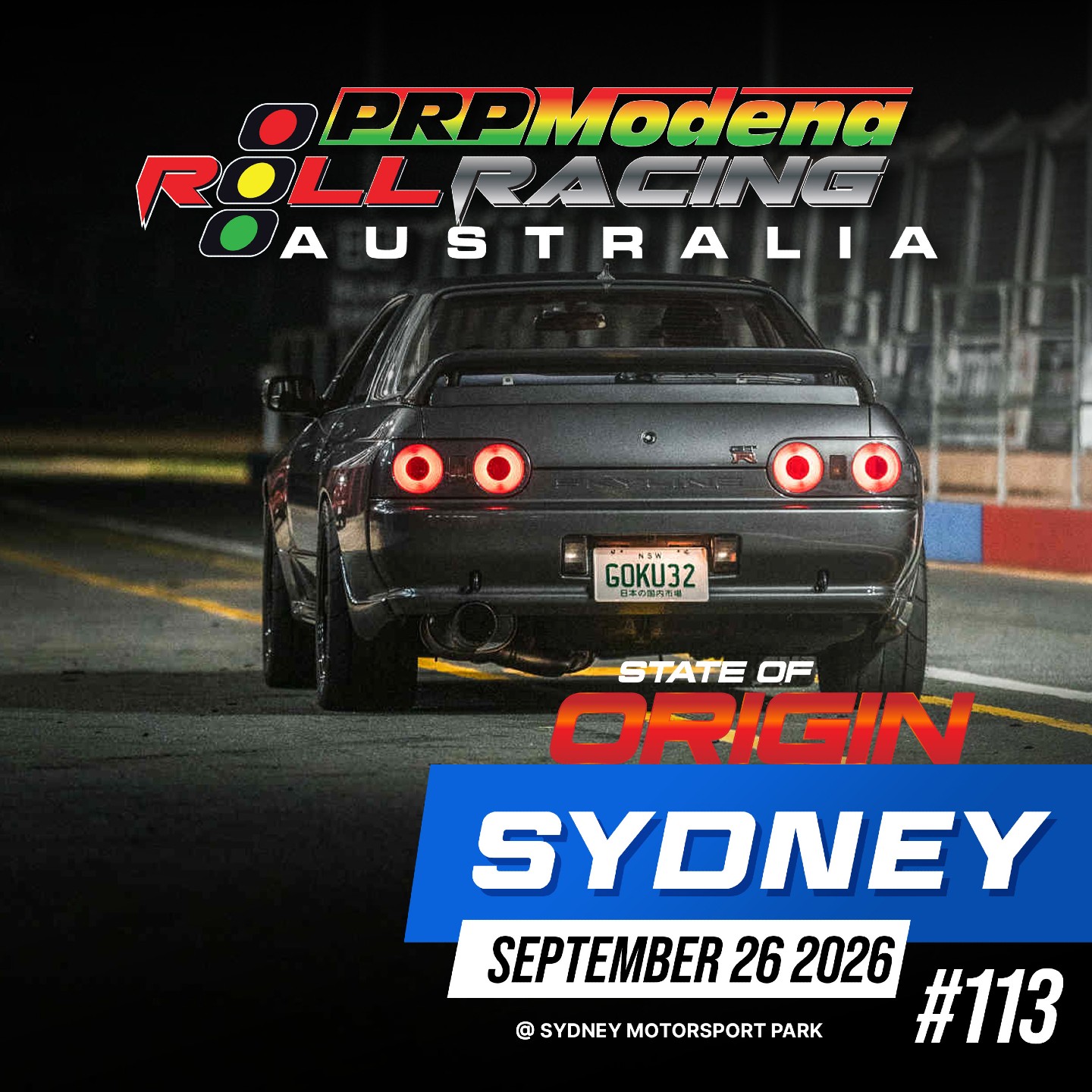 Roll Racing Sydney State of Origin — Euro/Exotic track day in Sydney, NSW on Saturday 26 September 2026