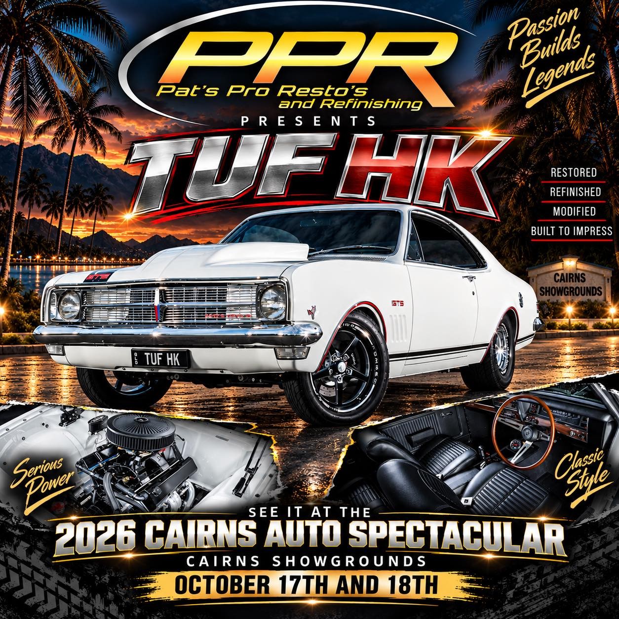 Cairns Auto Spectacular — Muscle/Classic spectator event in Cairns, QLD on Saturday 17 October 2026