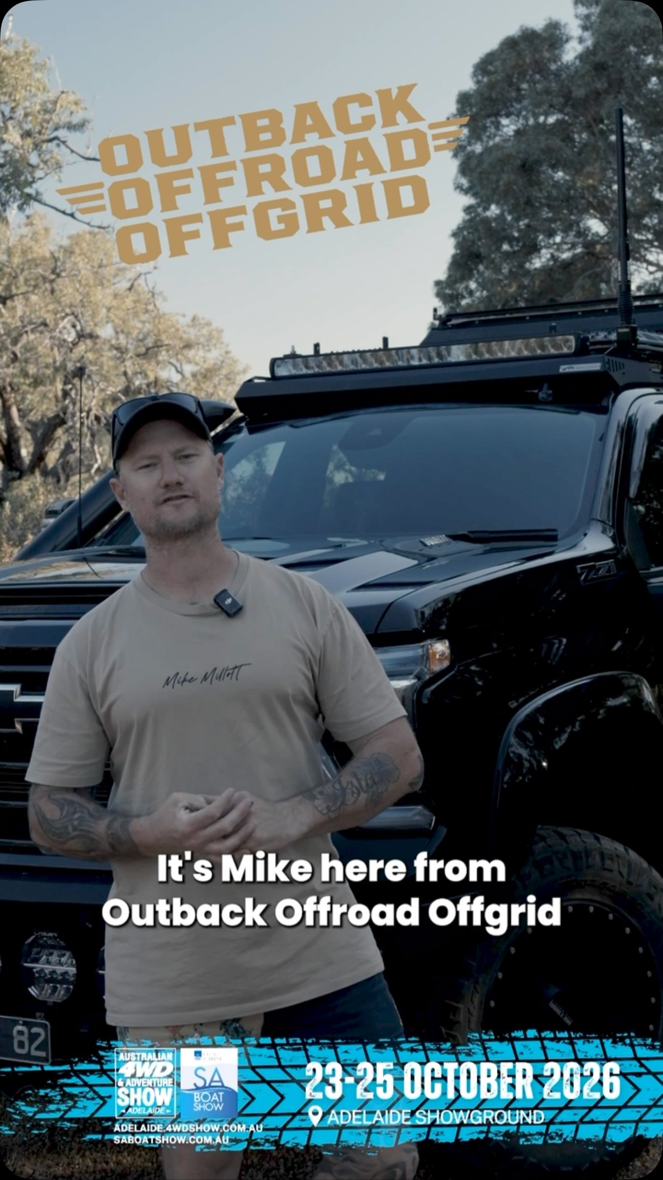 Adelaide 4WD Adventure & Boat Show — 4x4 spectator event in Adelaide, SA on Friday 23 October 2026
