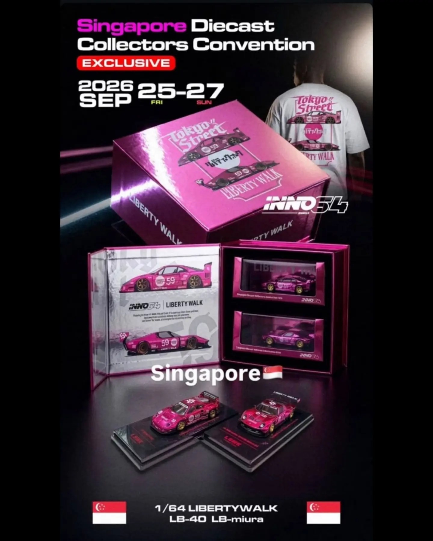 Singapore Diecast Collectors Convention — JDM/Exotic spectator event in International on Friday 25 September 2026