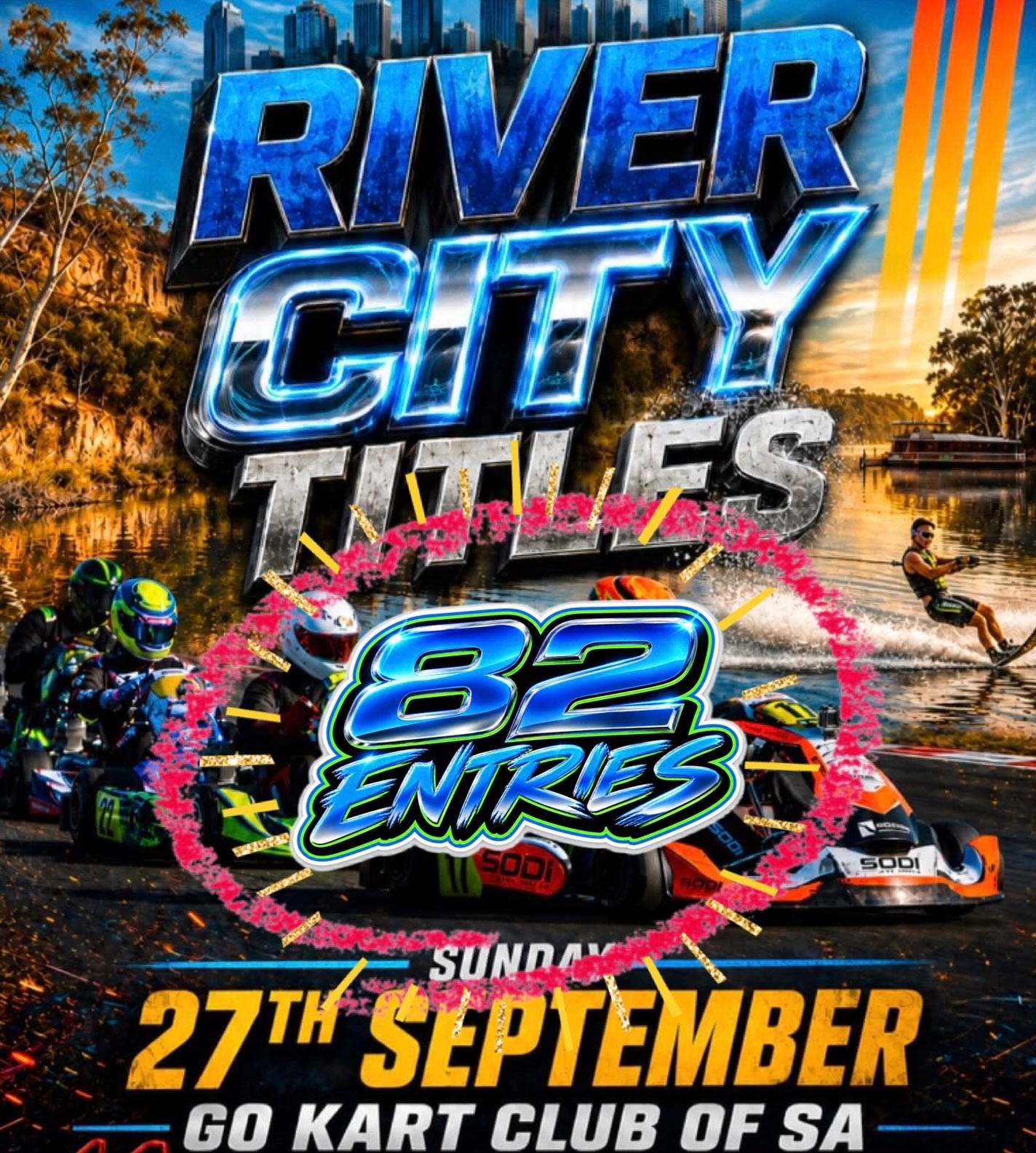 River City Titles — track day in Adelaide, SA on Sunday 27 September 2026