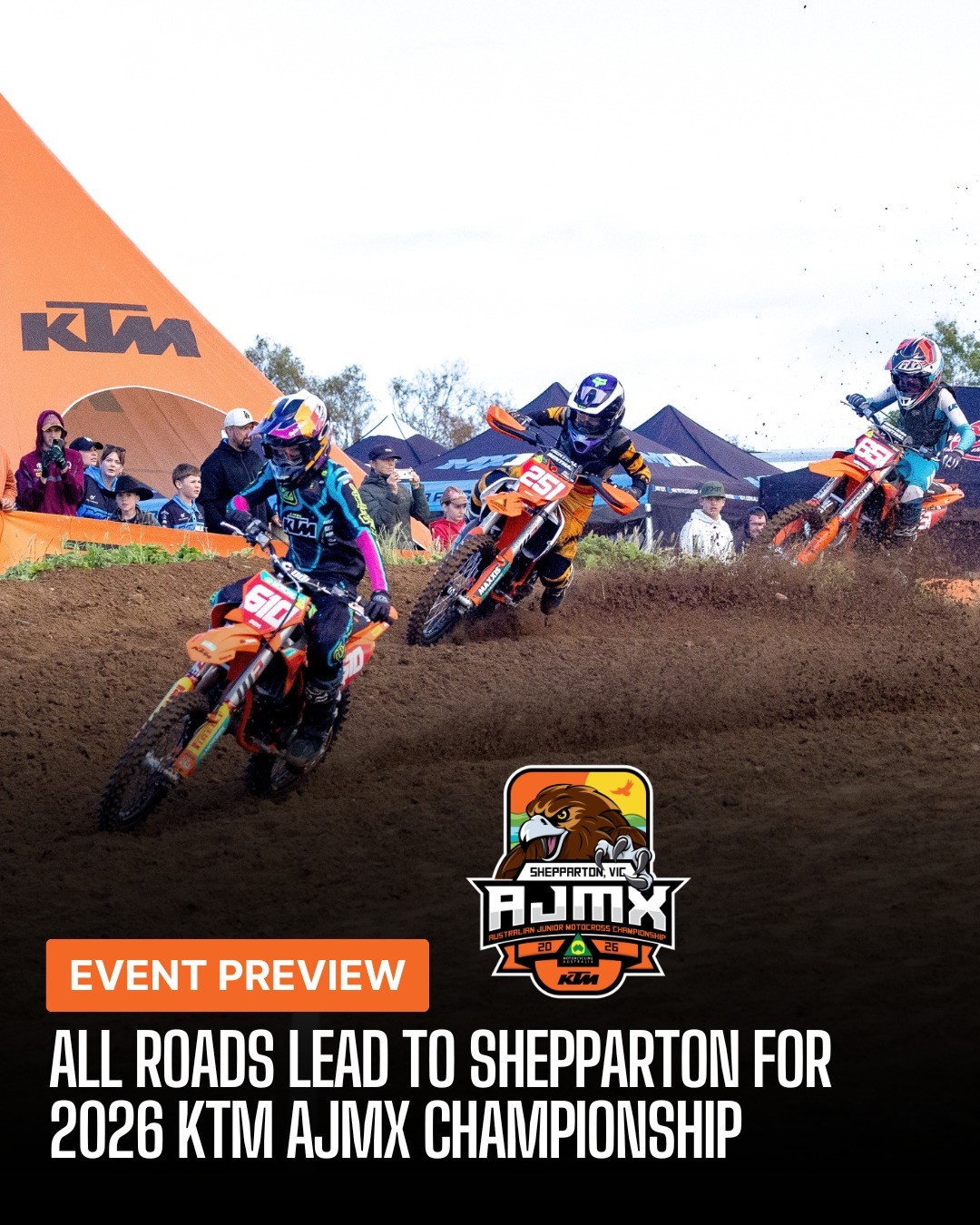 2026 KTM Australian Junior Motocross Championship — spectator event in Melbourne, VIC on Monday 28 September 2026