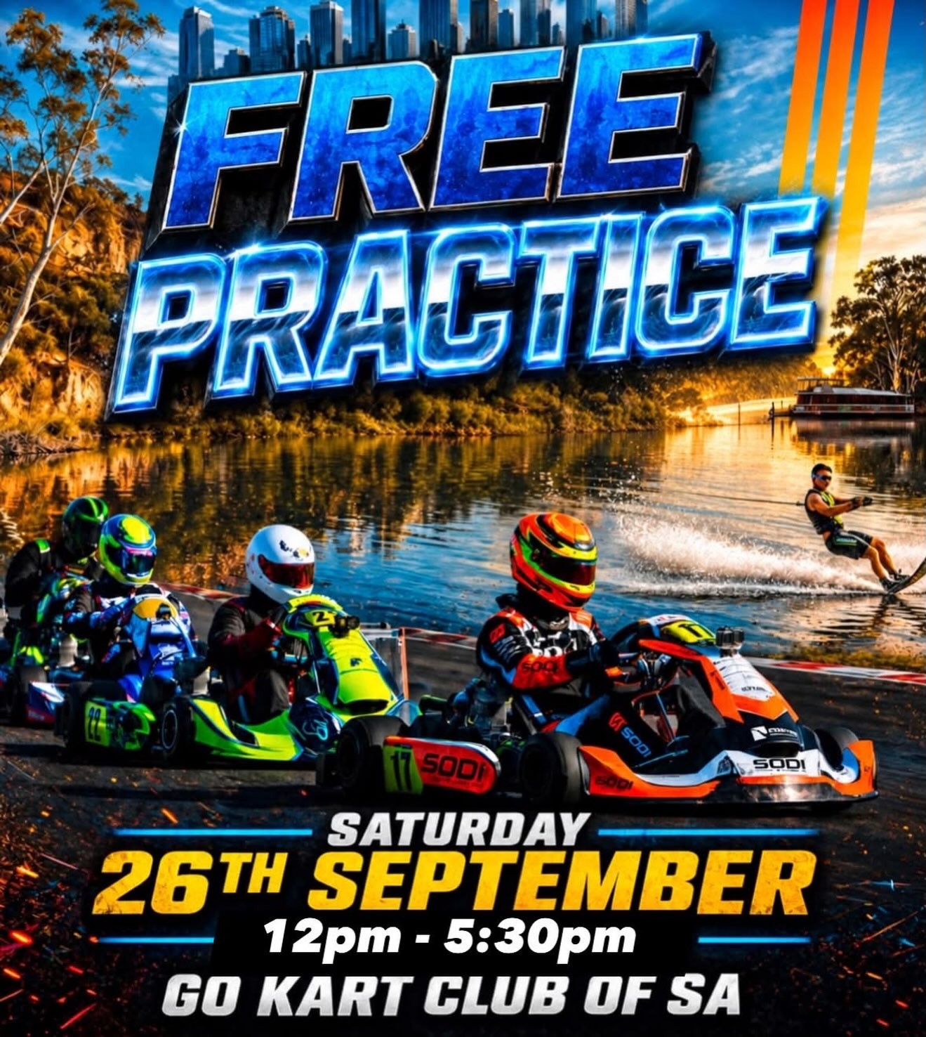 Free Practice — track day in Adelaide, SA on Saturday 26 September 2026