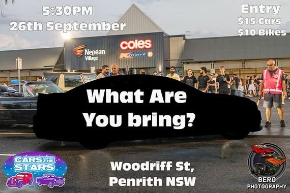 Cars Under The Stars — Classic car meet in Sydney, NSW on Saturday 26 September 2026