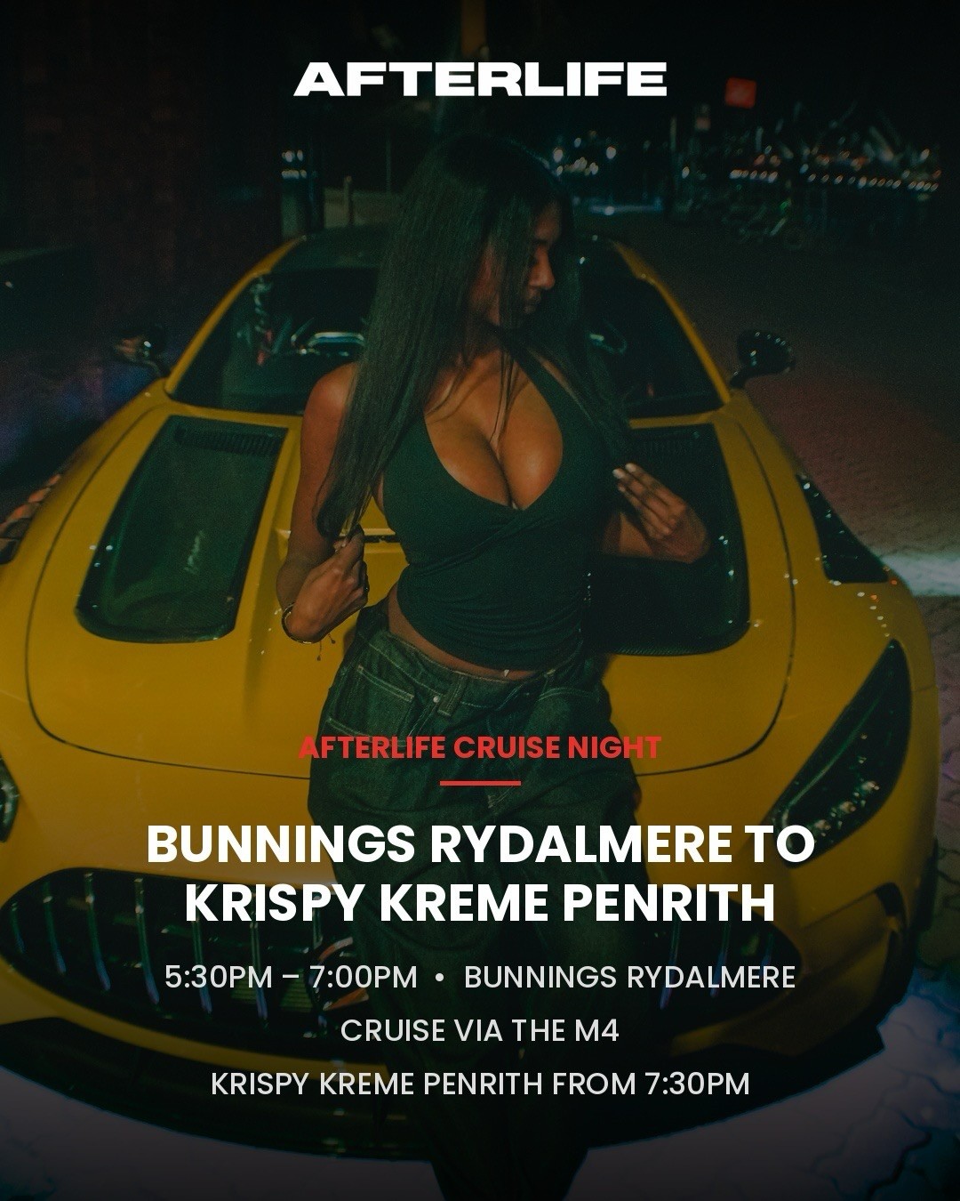 Afterlife Cruise Night — JDM car meet in Sydney, NSW on Sunday 27 September 2026