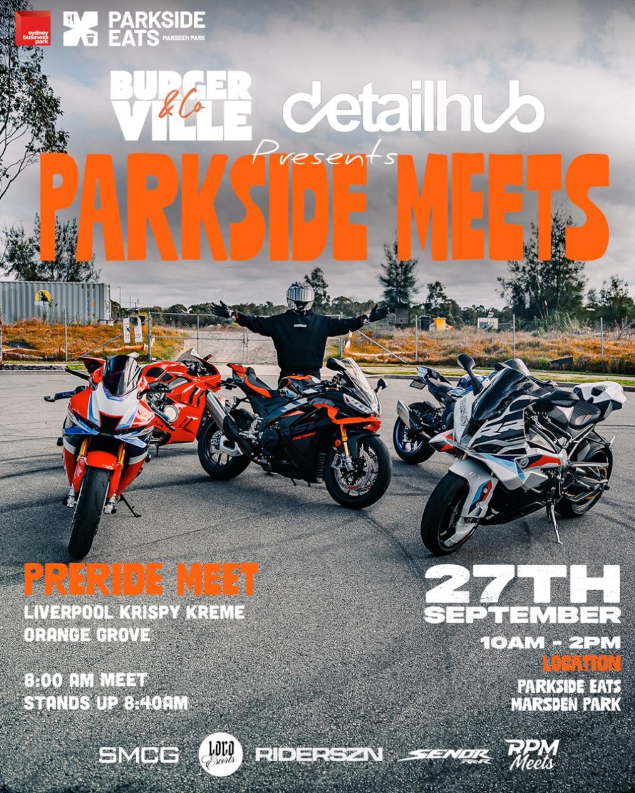 Parkside Meets — car meet in Sydney, NSW on Sunday 27 September 2026