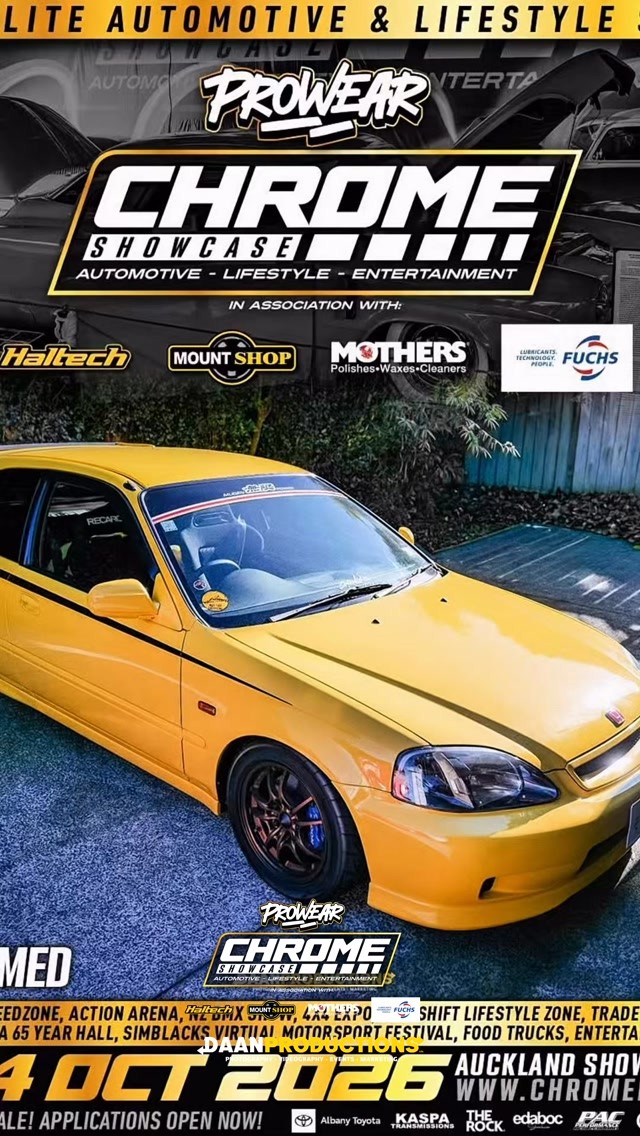 Prowear Chrome Showcase — 4x4/Classic spectator event in International on Saturday 3 October 2026