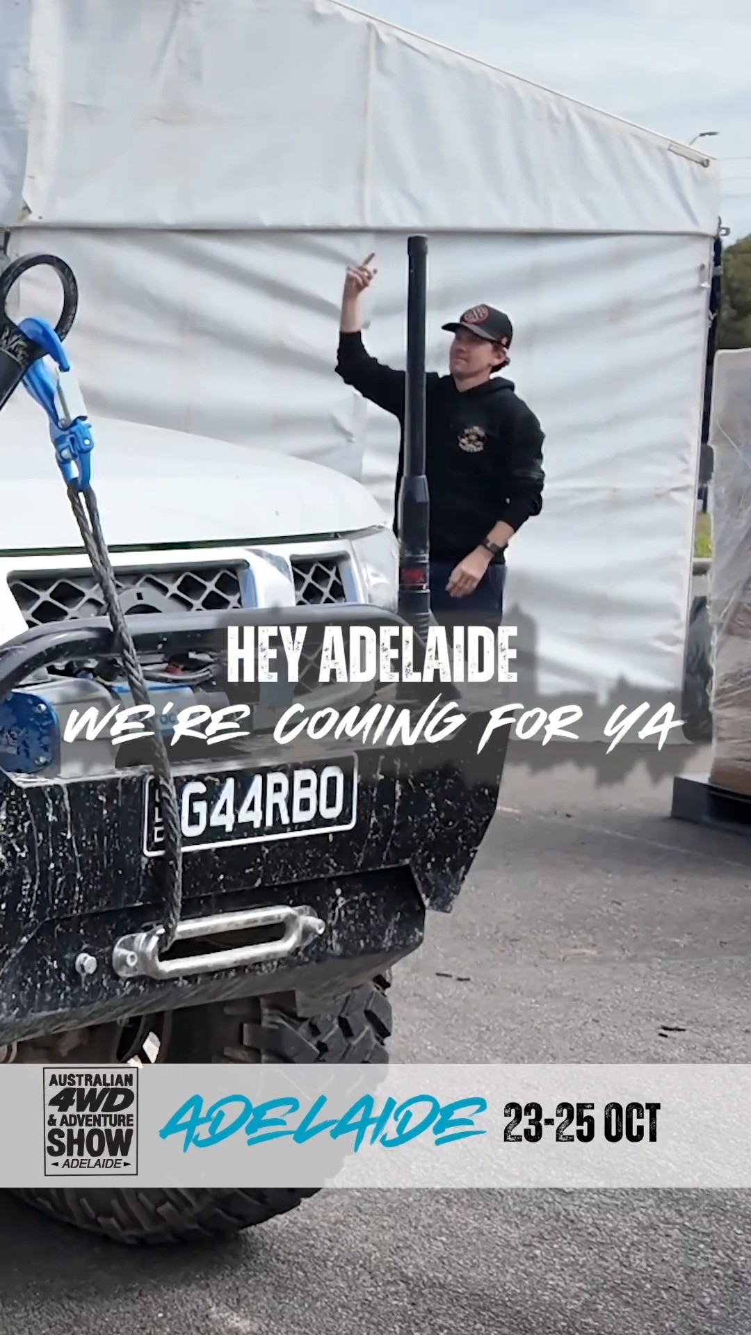 Australian 4WD & Adventure Show — 4x4 spectator event in Adelaide, SA on Friday 23 October 2026