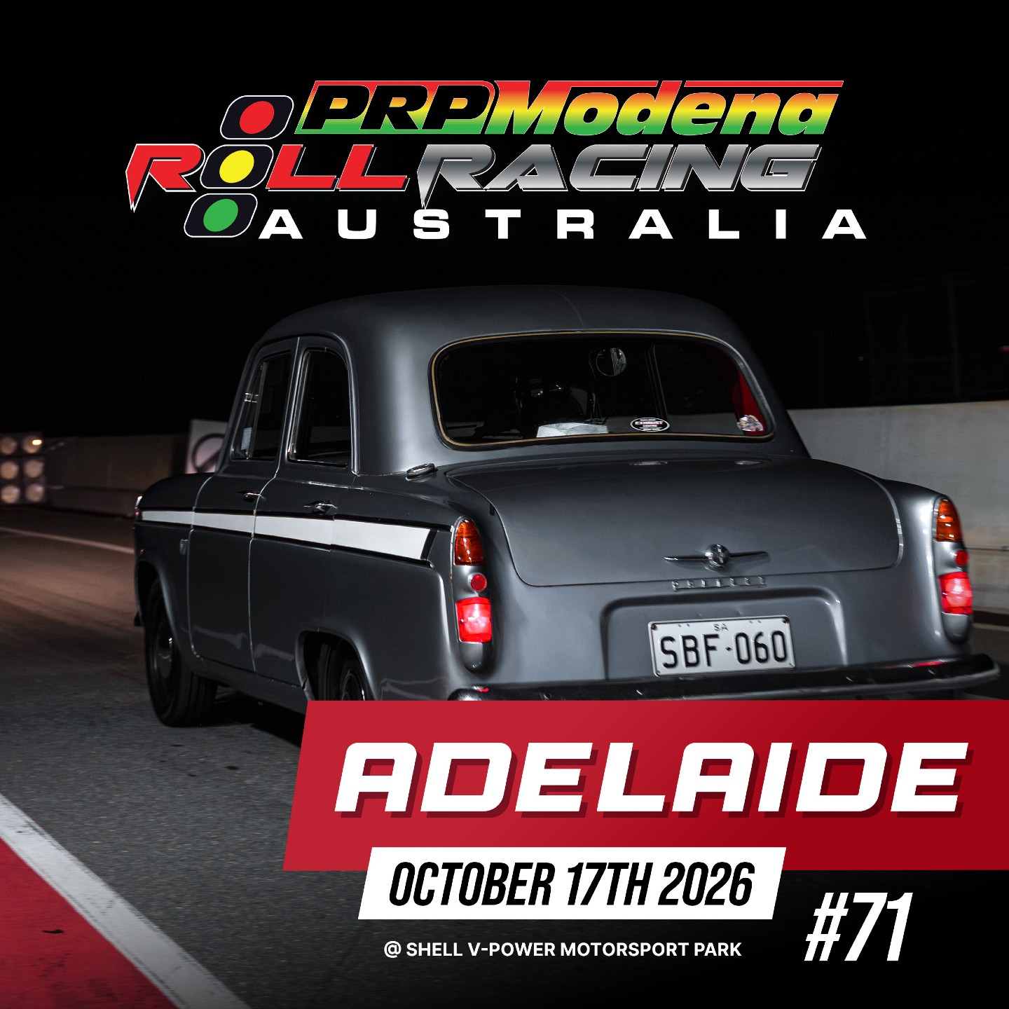 Roll Racing Adelaide #71 — Classic/JDM track day in Adelaide, SA on Saturday 17 October 2026