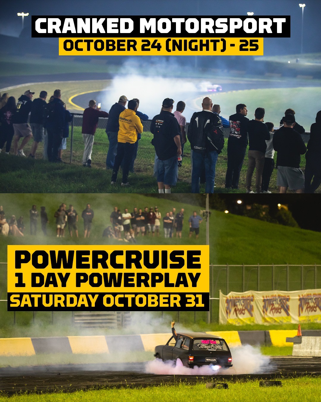 Powercruise 1 Day Powerplay — Muscle/JDM spectator event in Sydney, NSW on Saturday 31 October 2026