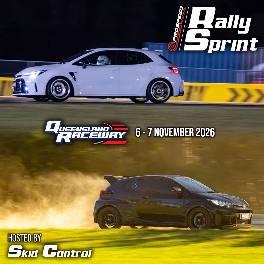 Prospeed Racing Rally Sprint — JDM track day in Brisbane, QLD on Friday 6 November 2026