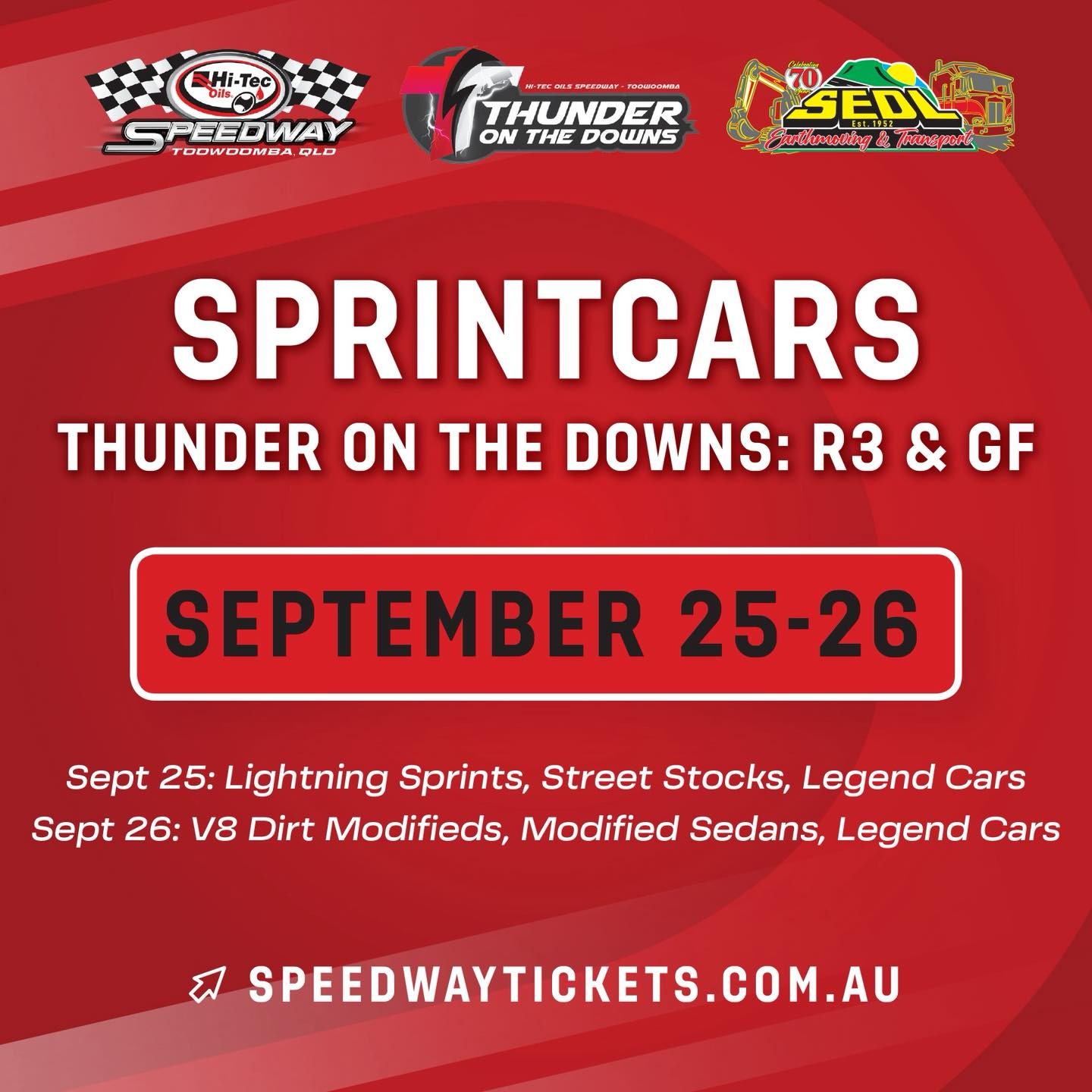 Thunder on the Downs — Muscle spectator event in Toowoomba, QLD on Friday 25 September 2026
