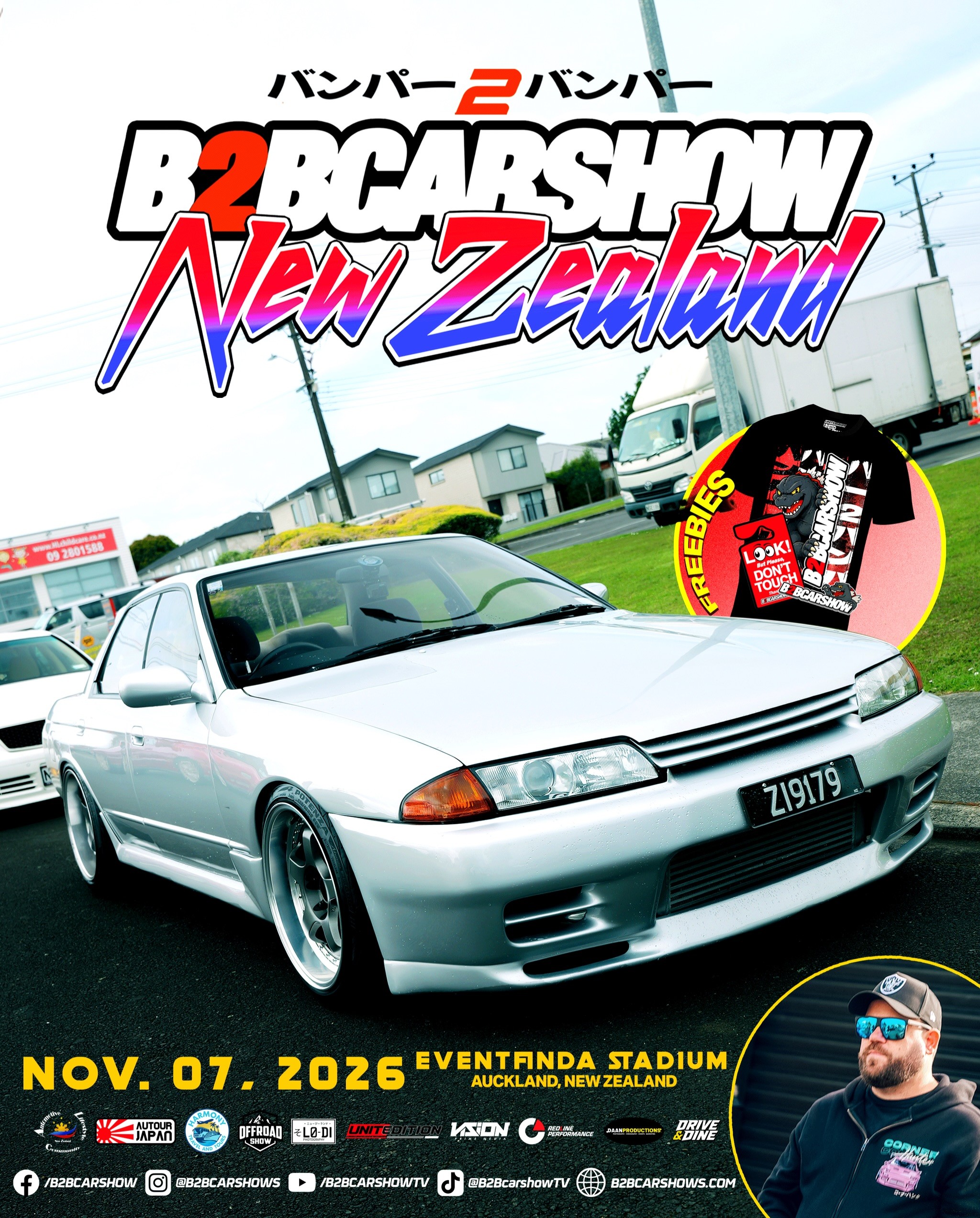 B2B Carshow New Zealand — JDM/4x4 spectator event in International on Saturday 7 November 2026