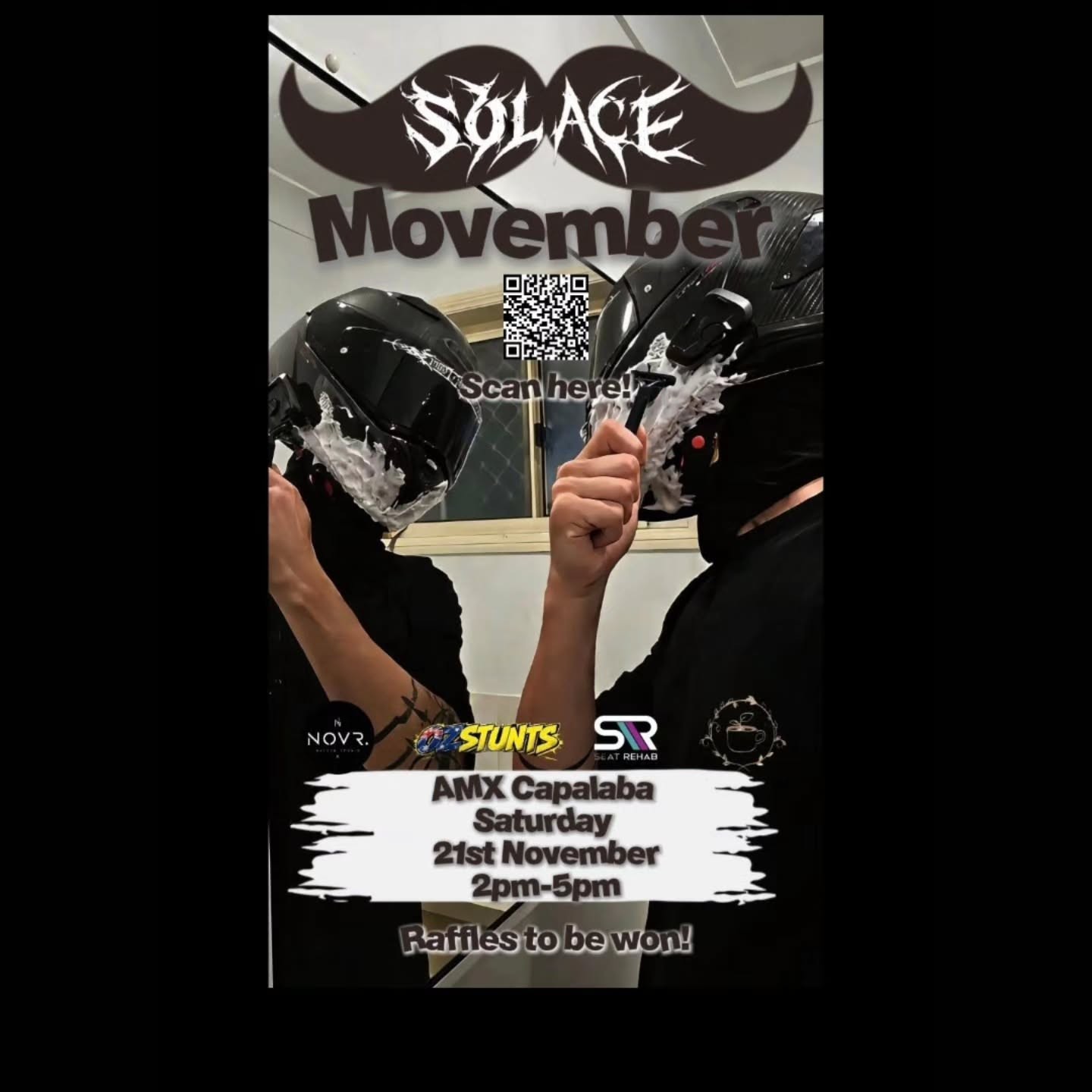 SOLACE Movember — Motorbike car meet in Brisbane, QLD on Saturday 21 November 2026