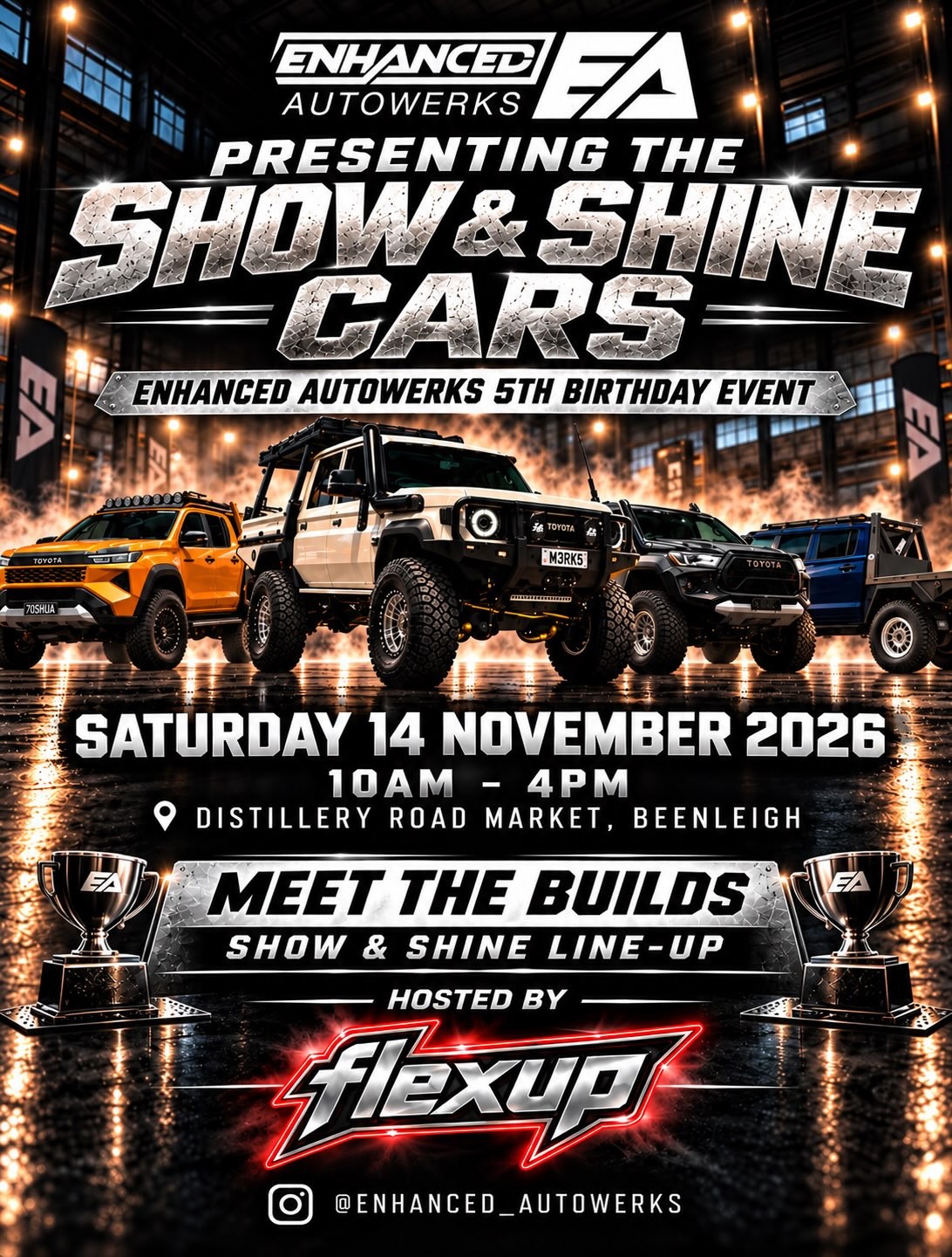 Show & Shine Cars — 4x4 car meet in Gold Coast, QLD on Saturday 14 November 2026