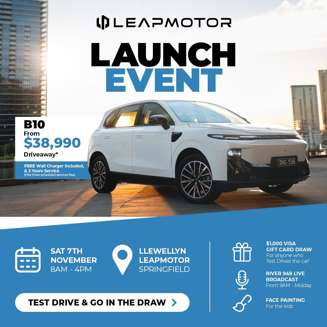 Leapmotor Launch Event — car meet in Brisbane, QLD on Saturday 7 November 2026
