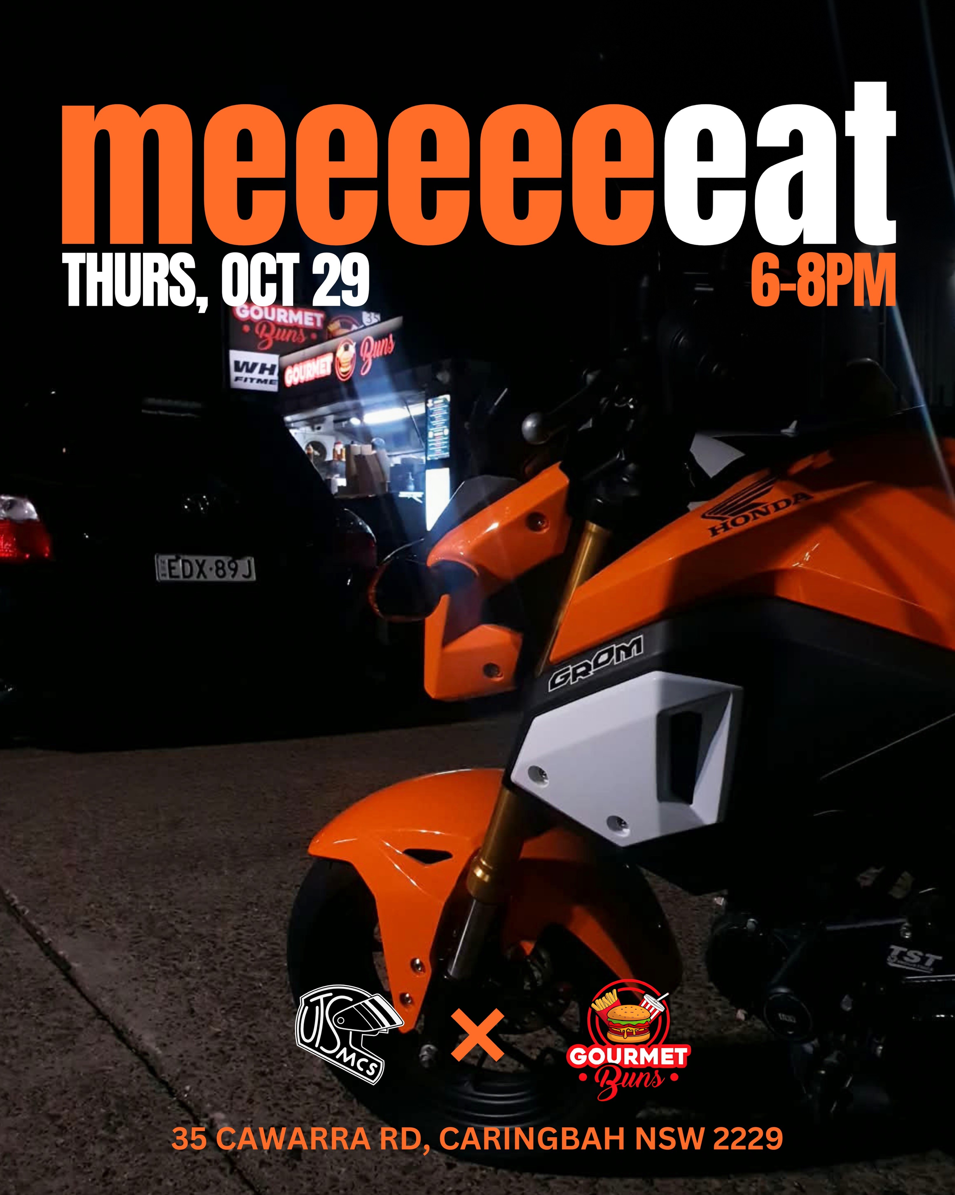 Meet & Eat — car meet in Sydney, NSW on Thursday 29 October 2026