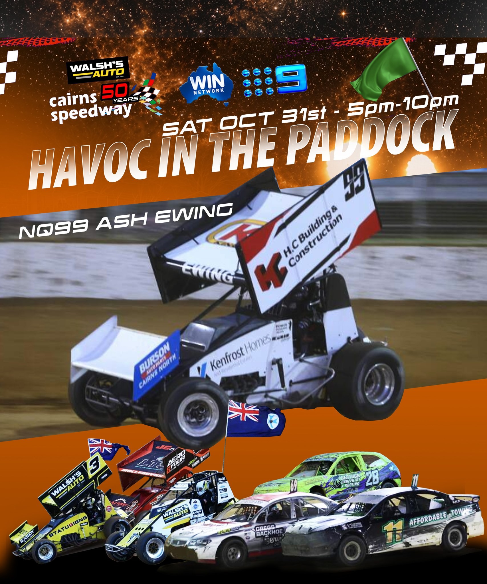 Havoc in the Paddock — spectator event in Cairns, QLD on Saturday 31 October 2026