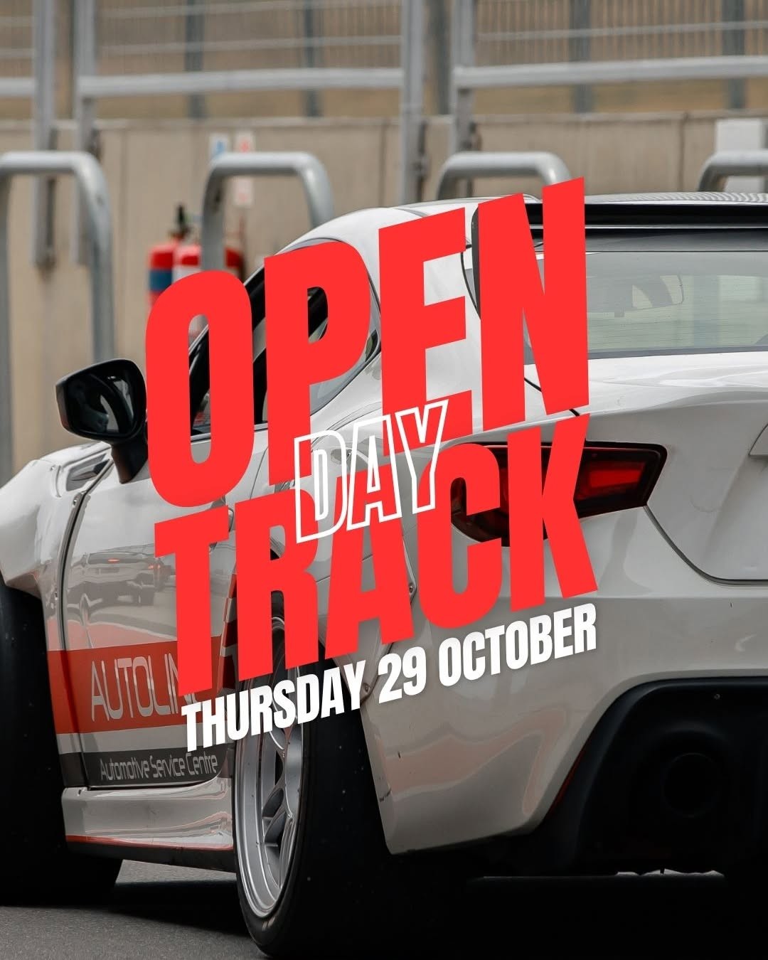 Open Track Day — track day in Adelaide, SA on Thursday 29 October 2026