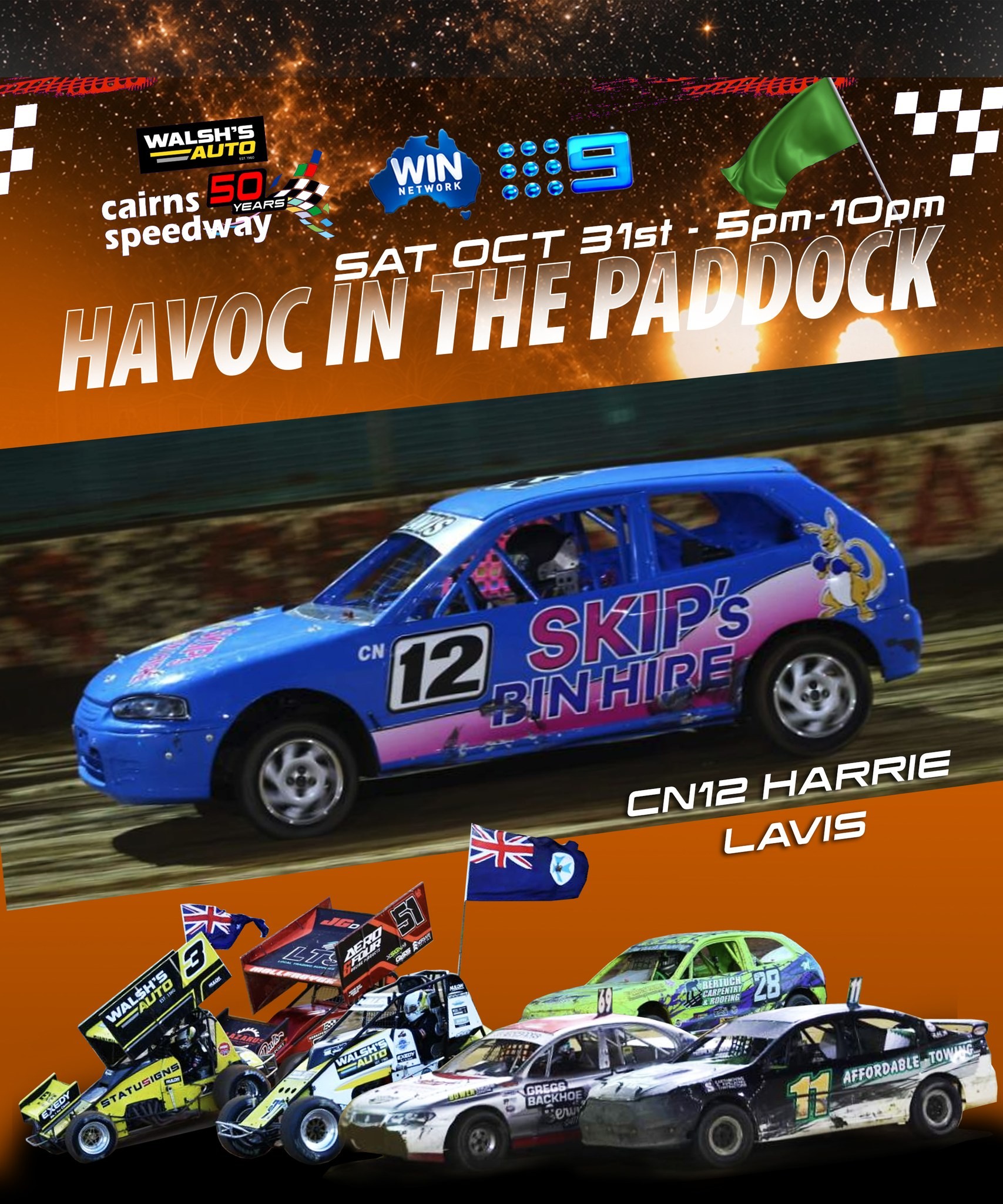 Havoc in the Paddock — Muscle spectator event in Cairns, QLD on Saturday 31 October 2026