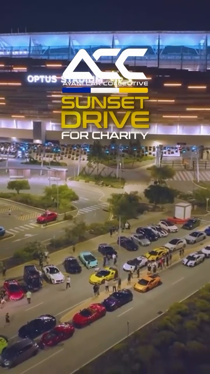 ACC Sunset Drive: For Charity — Exotic car meet in Perth, WA on Sunday 1 November 2026