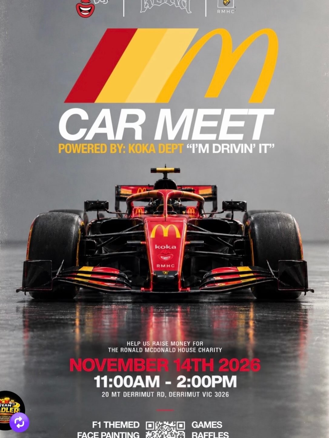 Koka Dept Car Meet — 4x4 car meet in Melbourne, VIC on Saturday 14 November 2026