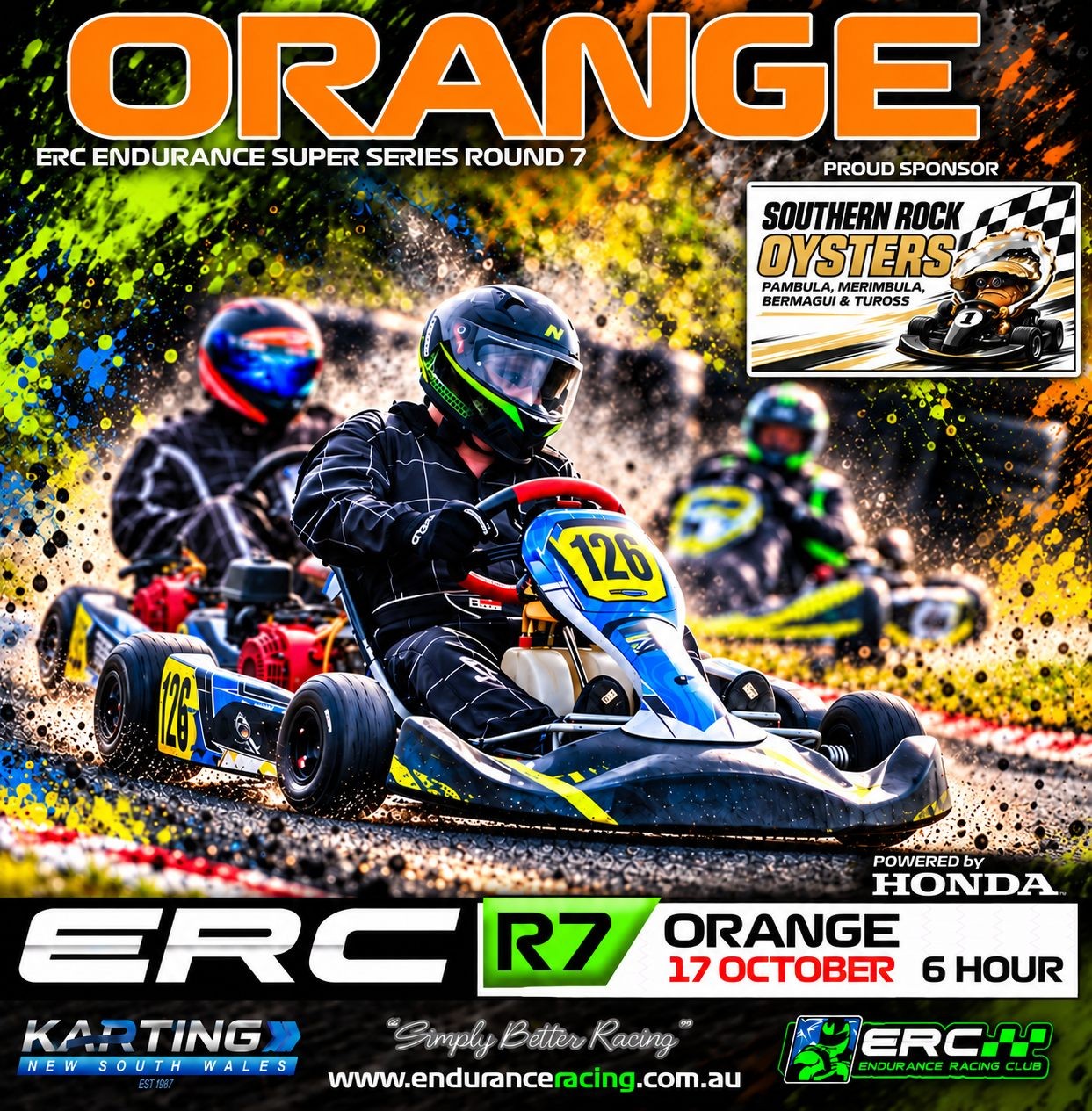 ERC Endurance Super Series Round 7 — track day in Sydney, NSW on Saturday 17 October 2026